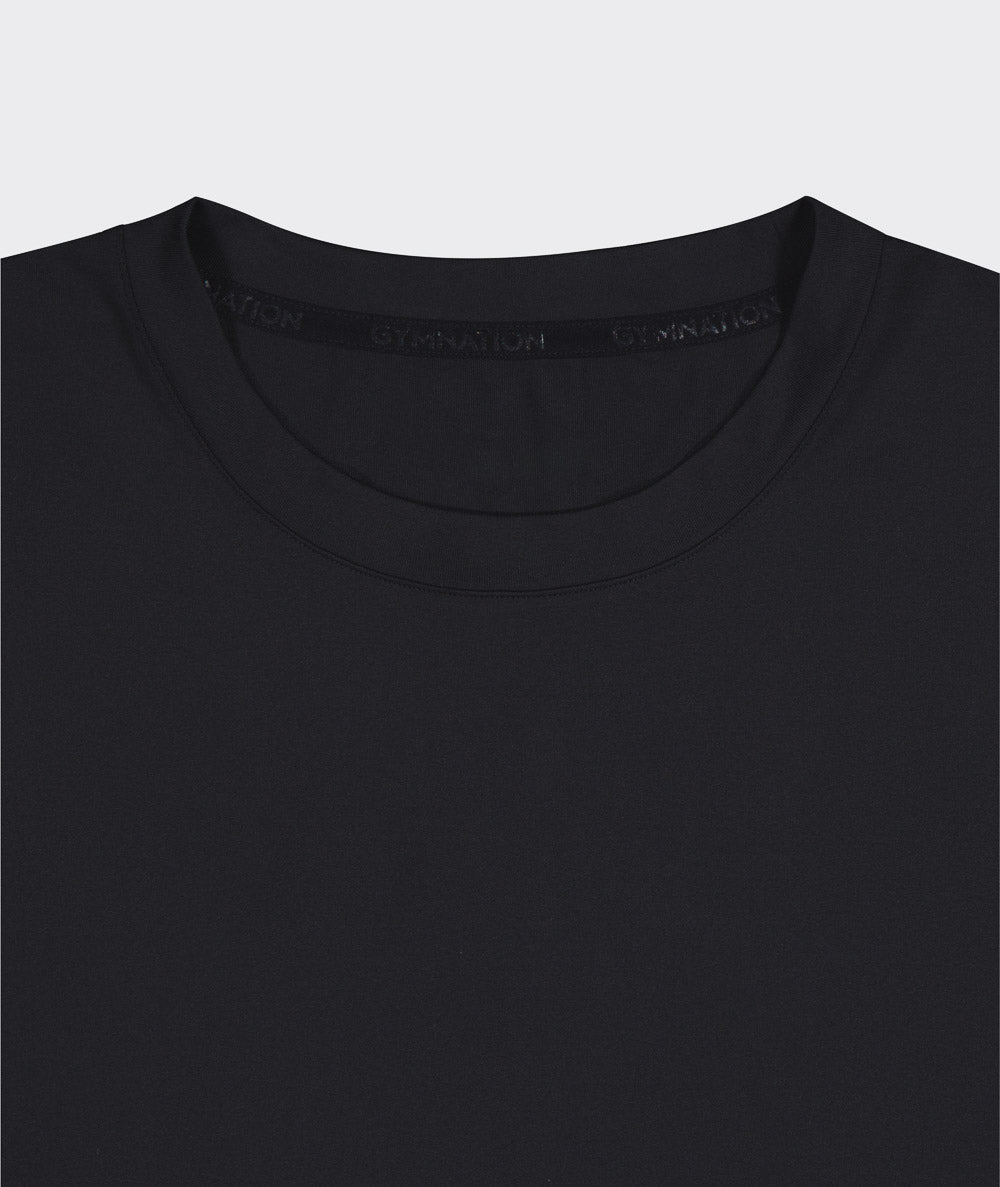 Oversize training T-Shirt - Unisex, Male 175cm / size L, Female 160cm / size XS#color_black