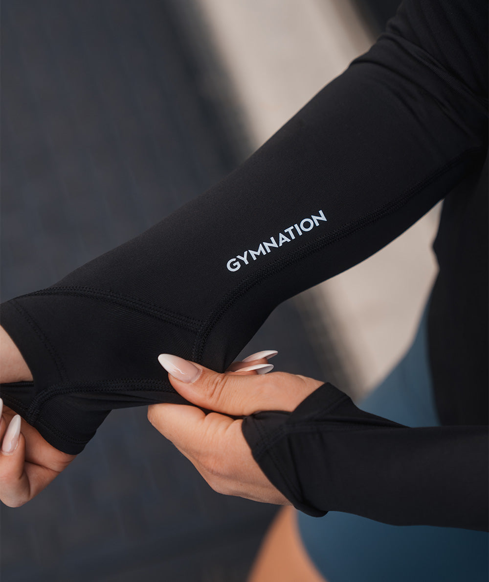 ComfyKnit Women's HalfZip #color_black