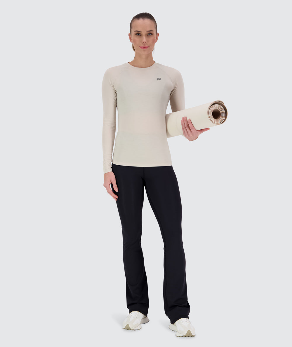 Women's Flared Tights#color_black