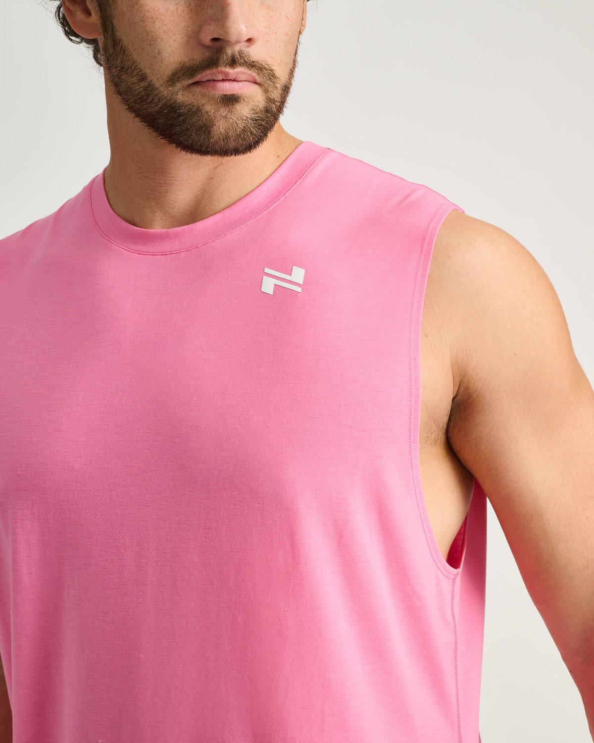 Men's Training Muscle Tank Top
#color_candy-pink