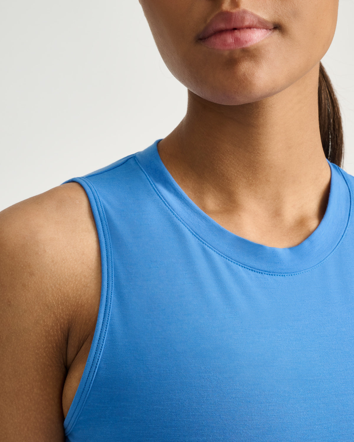 Women's muscle tank top #color_blue-blaze