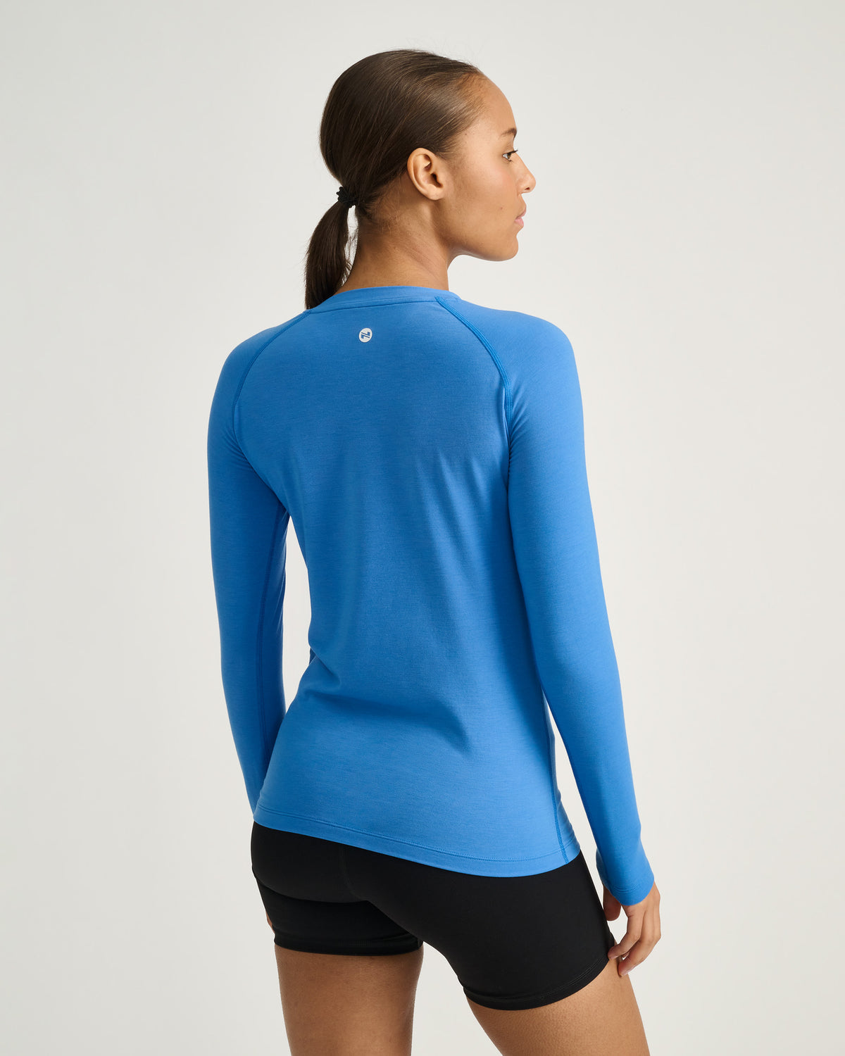 Women's training longsleeve #color_blue-blaze