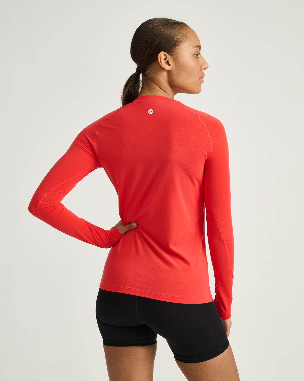 Women's training longsleeve #color_candy-red
