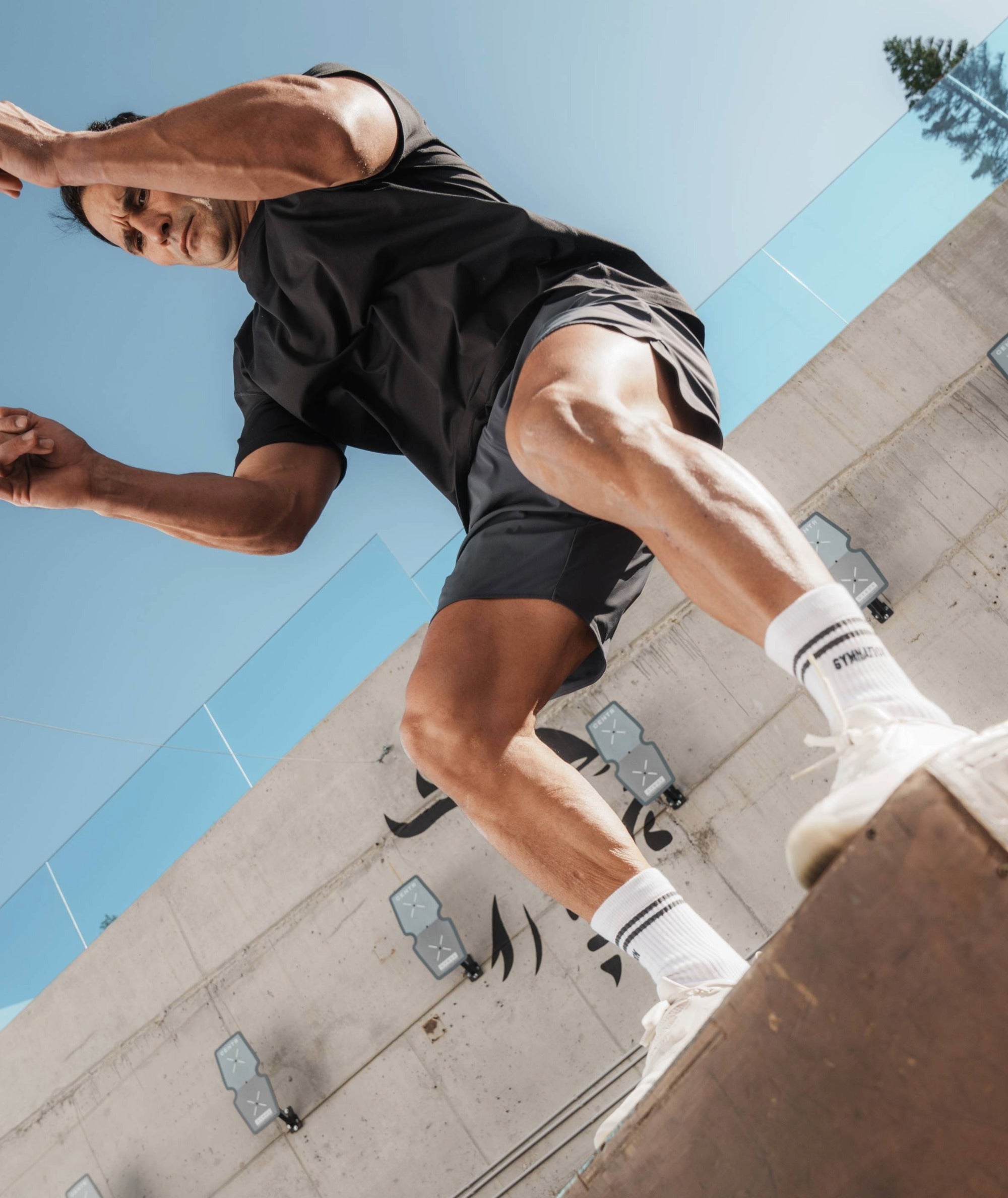 Gymnation ComfyKnit training T-Shirt - Unisex #color_black