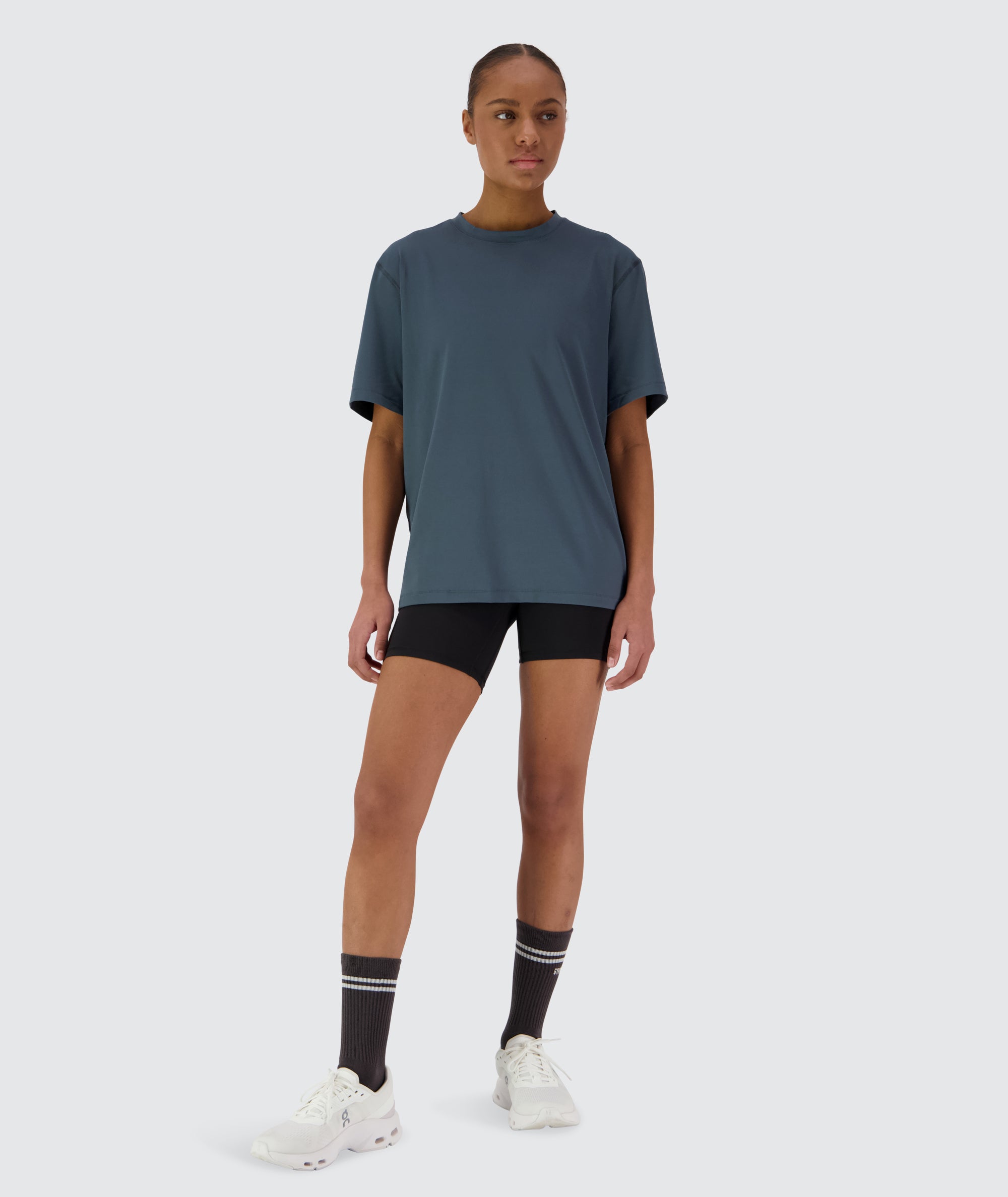 Gymnation ComfyKnit training T-Shirt - Unisex #color_dusty-navy