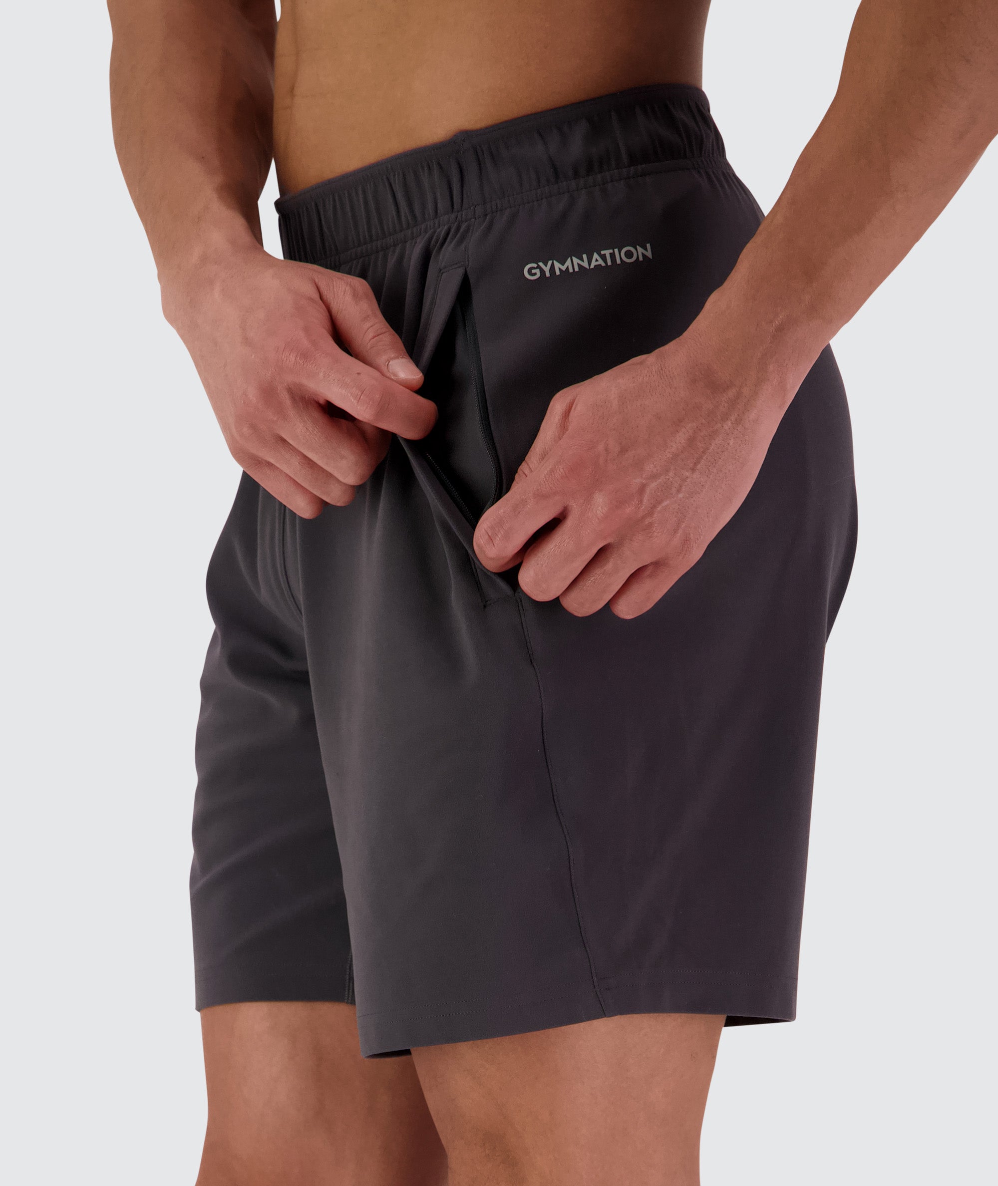 Men's SuperSoft Shorts #color_gravel-grey
