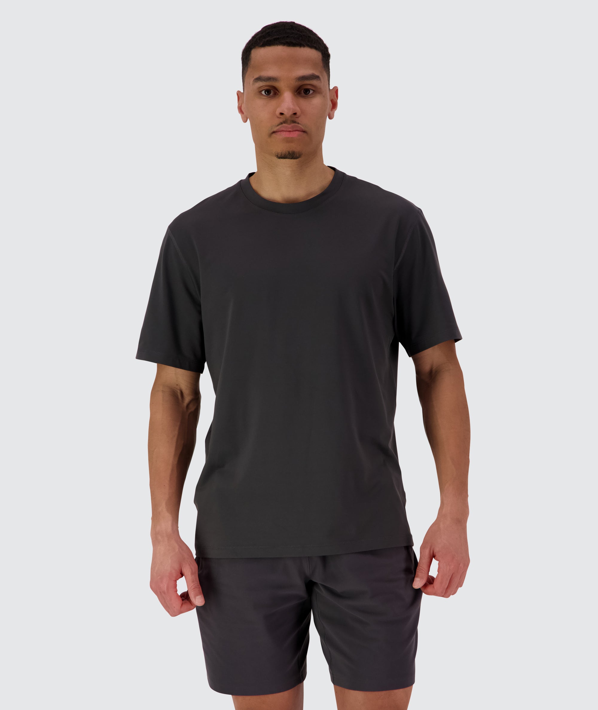 Gymnation ComfyKnit training T-Shirt - Unisex #color_gravel-grey