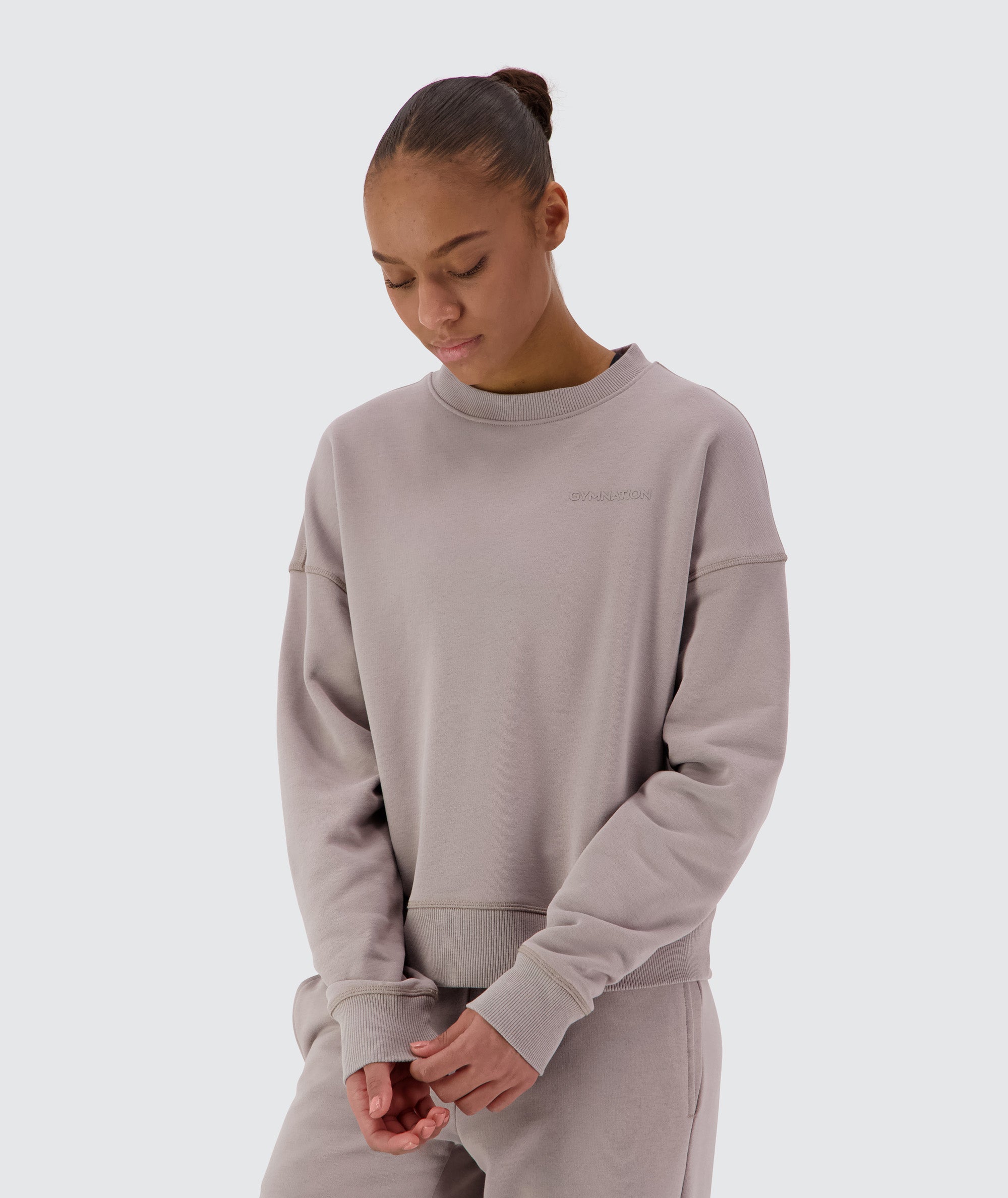 Women Crewneck #color_sand