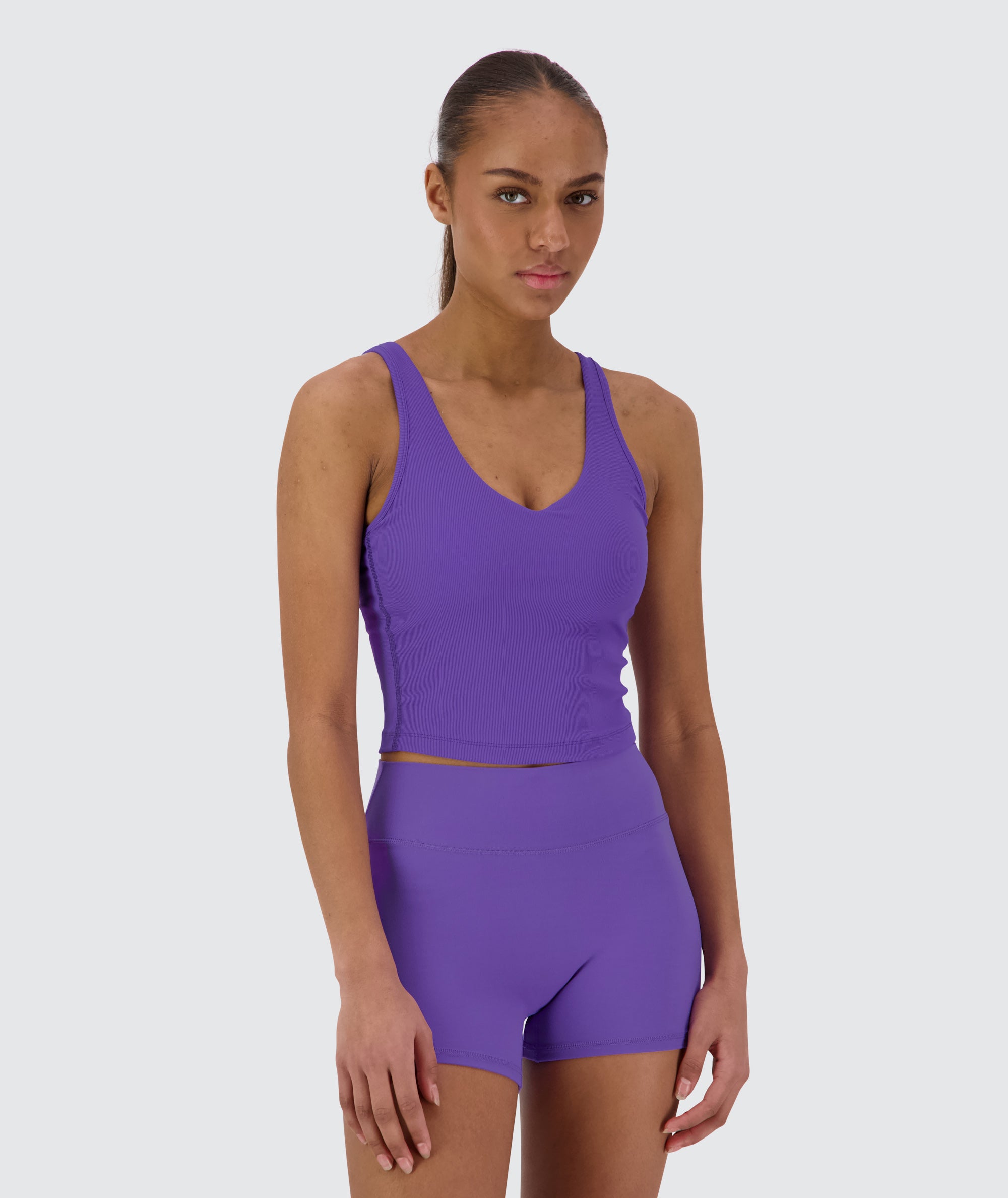 Women's ribbed bra top #color_violet-vibe