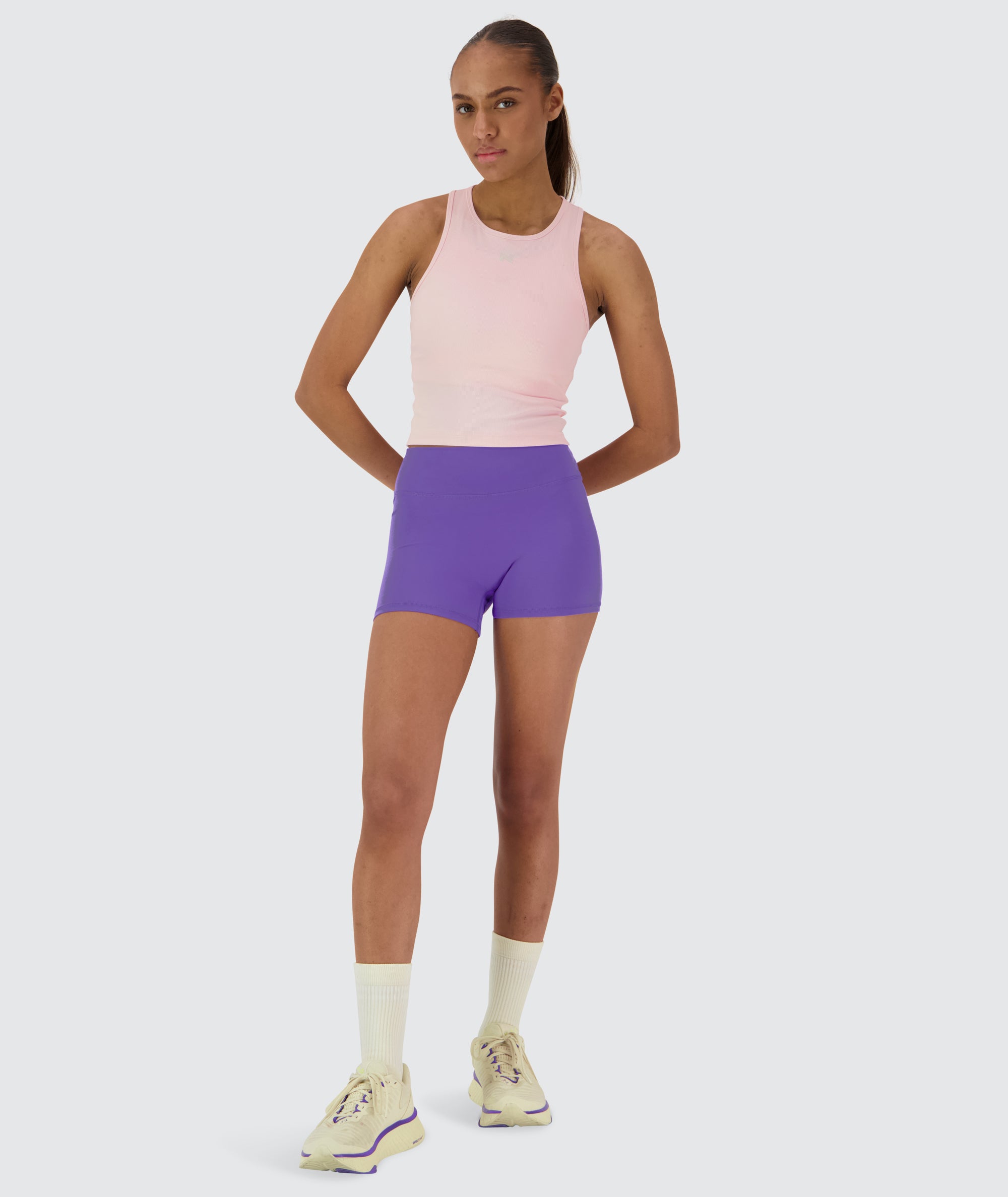 ribbed crop top #color_powder-pink