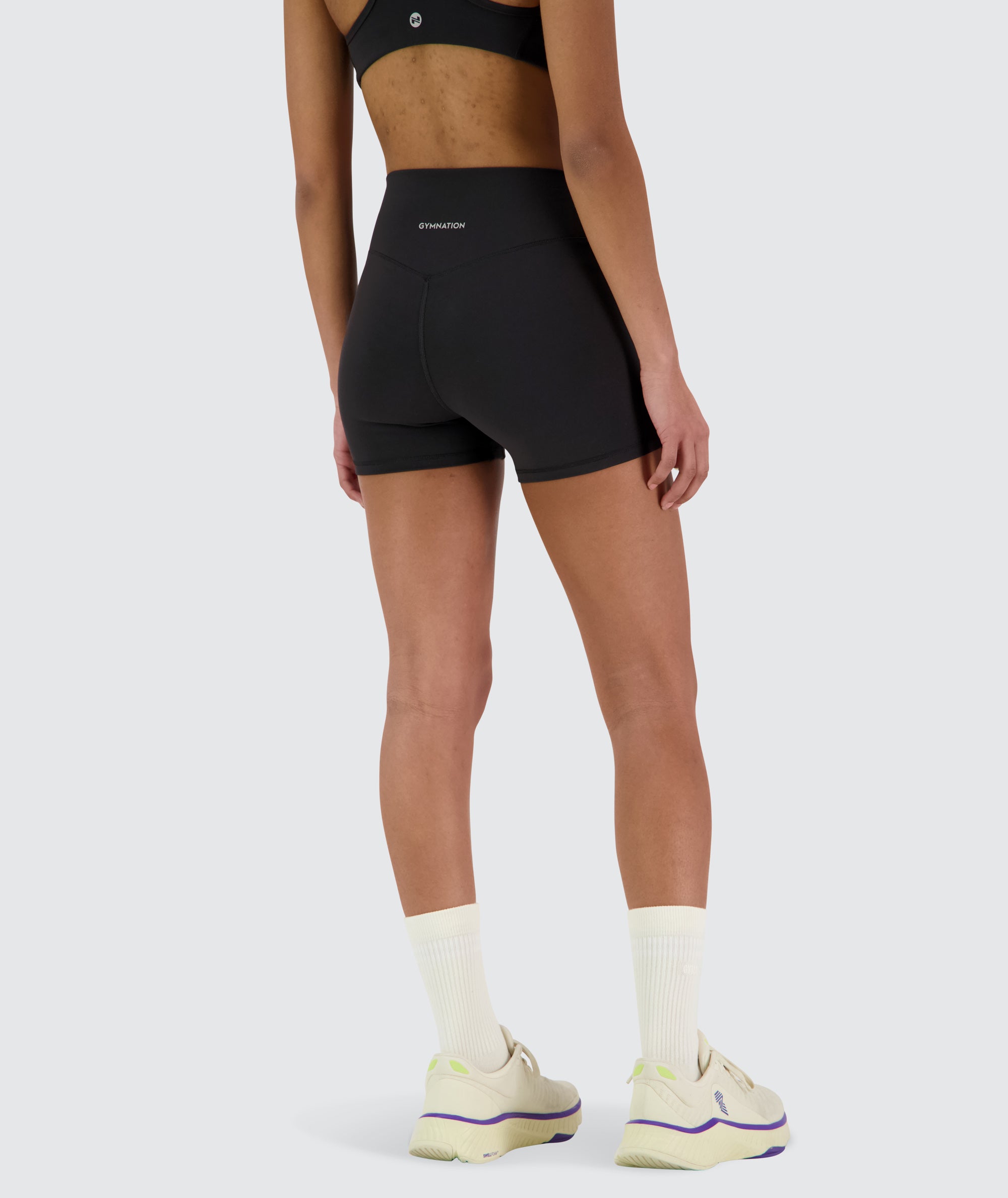 SuperSoft Seamless Shorts #color_black