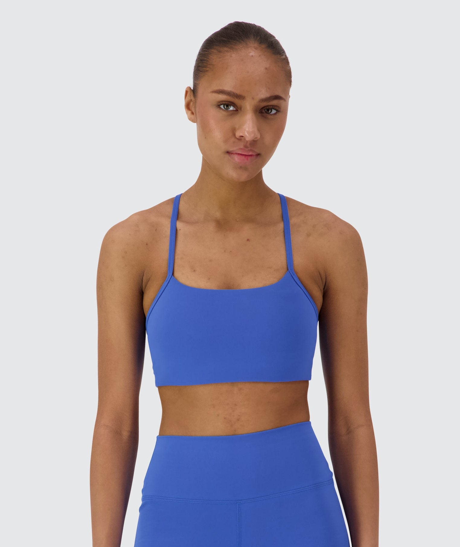 SuperSoft Sports Bra, Model 167 cm / size S #color_blue-blaze