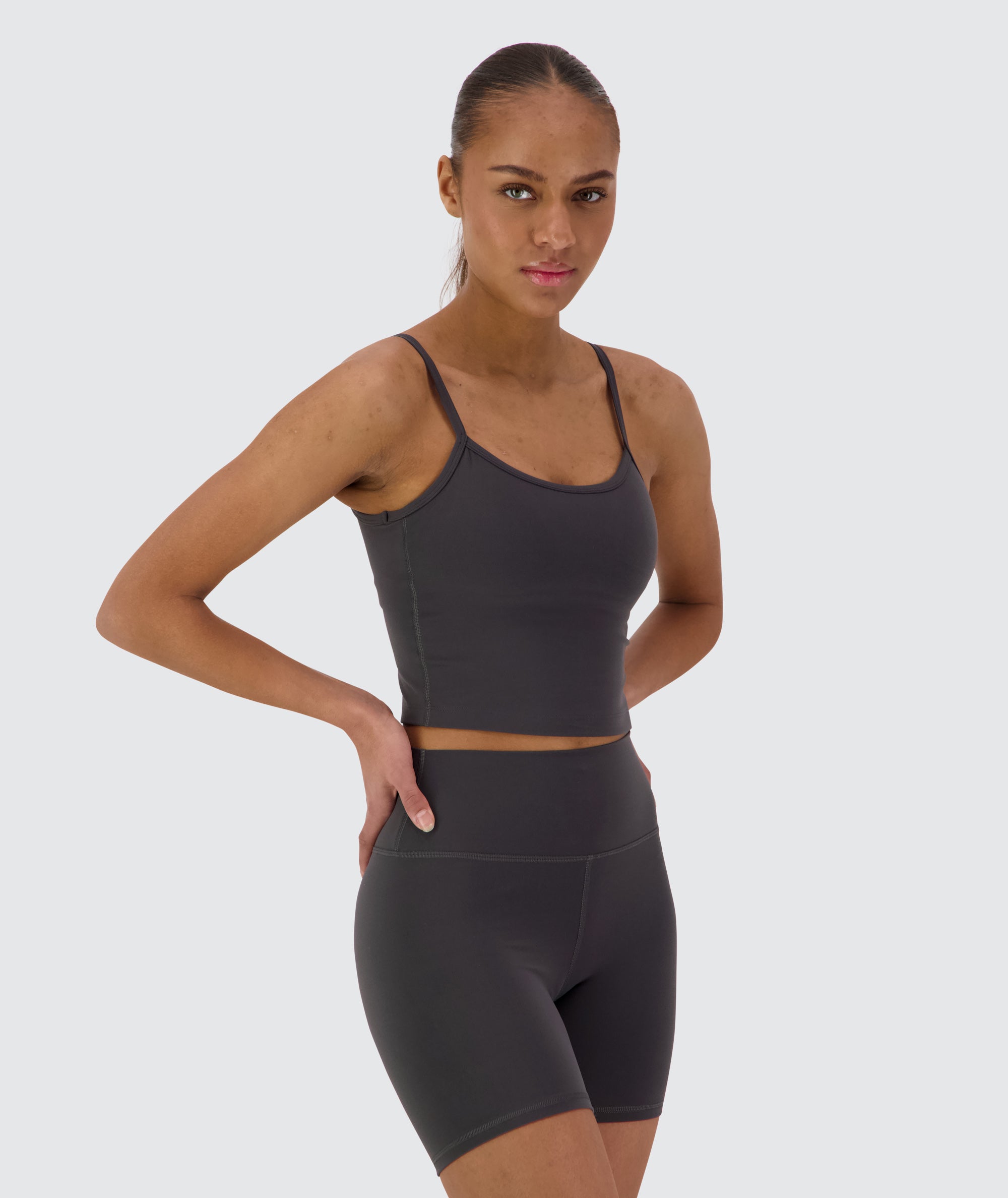 Supersoft bra top #color_gravel-grey