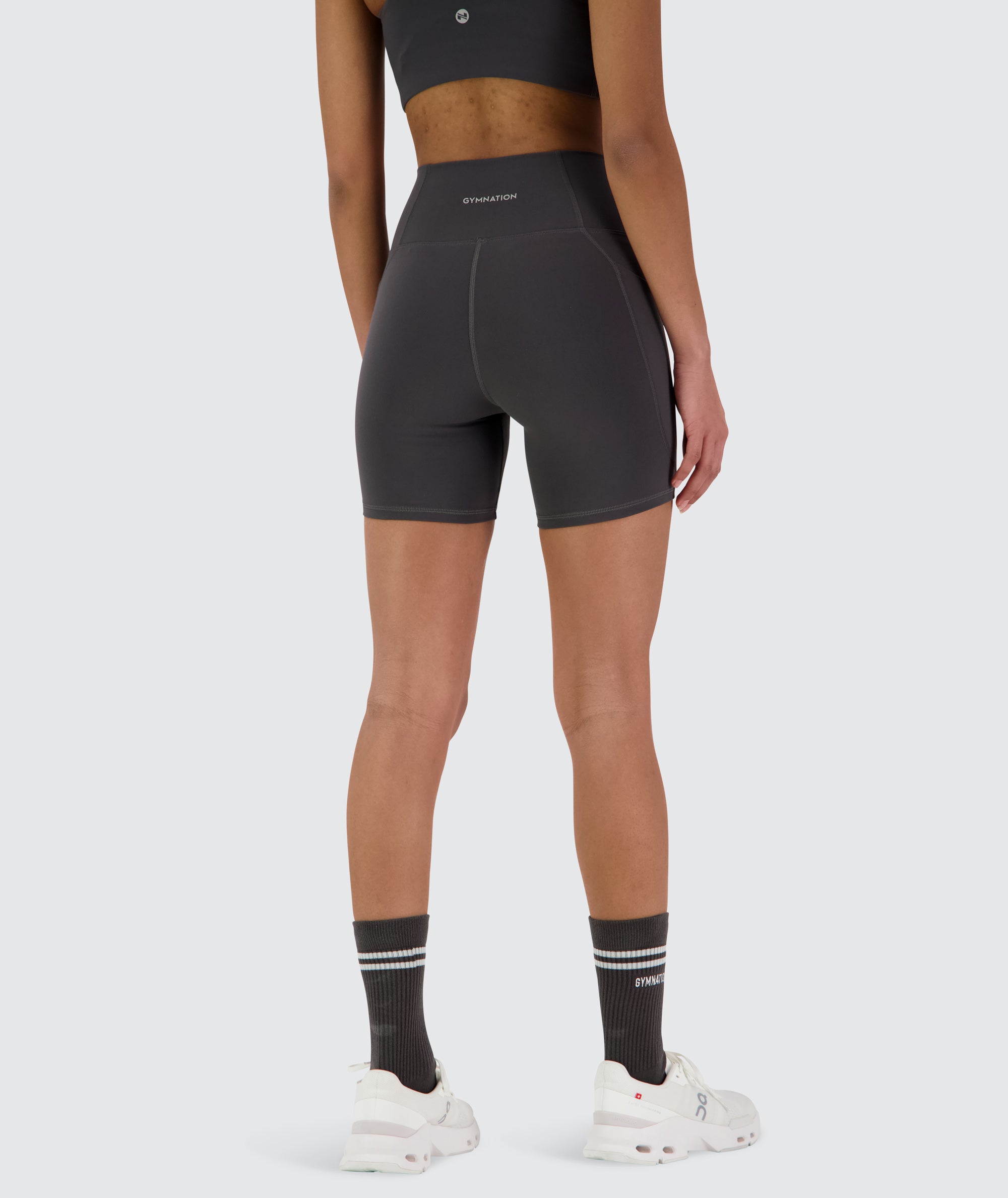 Supersoft shorts with pockets, #color_gravel-grey