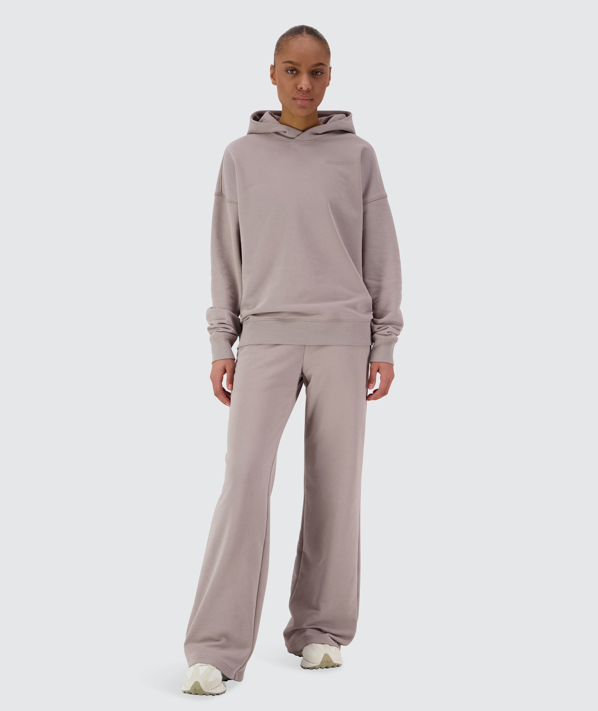 Women Wideleg Sweatpants #color_sand