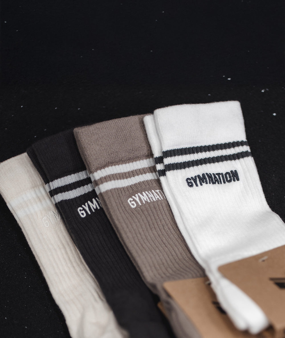 Gymnation Socks#color_white