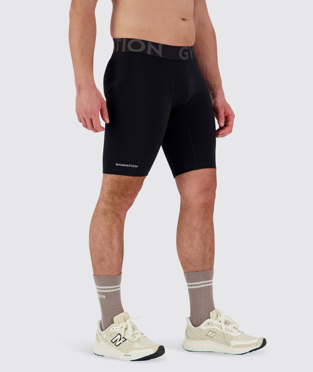 Men's Baselayer Shorts#color_black