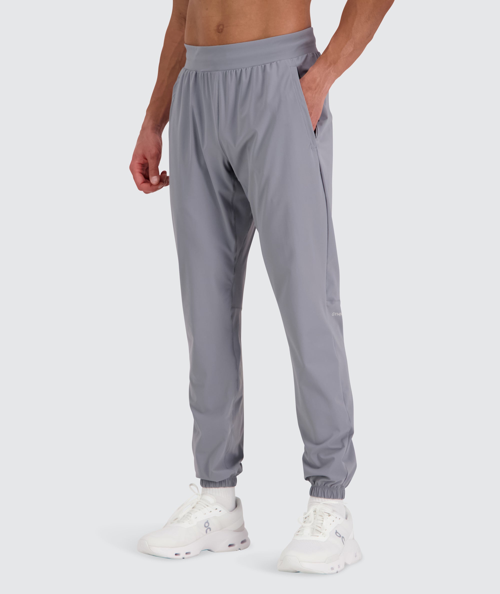 Men's performance joggers 2.0 Model 184 cm / size L in Regular #color_light-grey