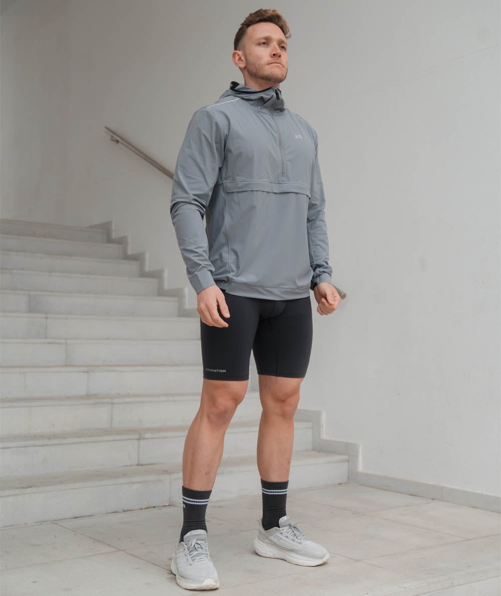 Men's Baselayer Shorts#color_gravel-grey