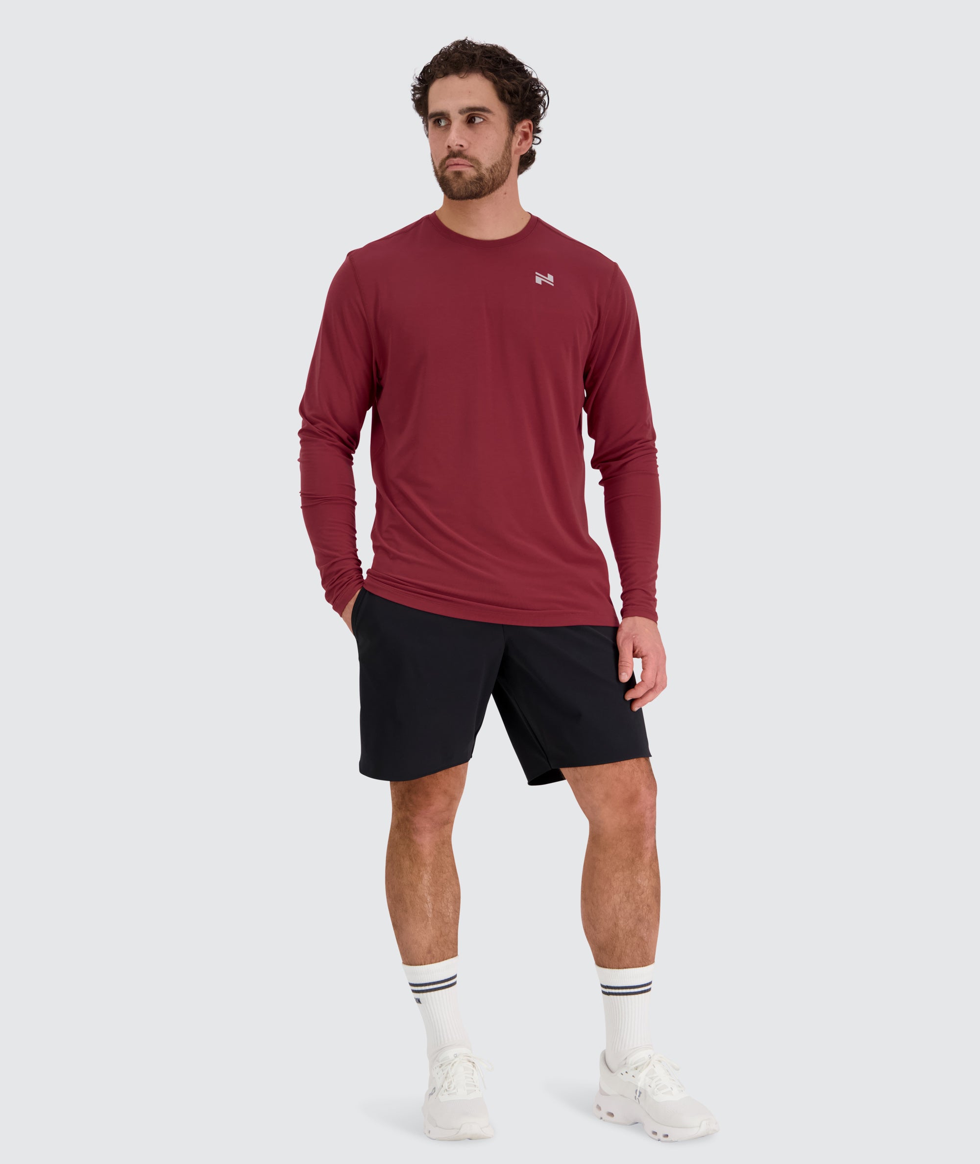 Men's Longsleeve #color_garnet-red