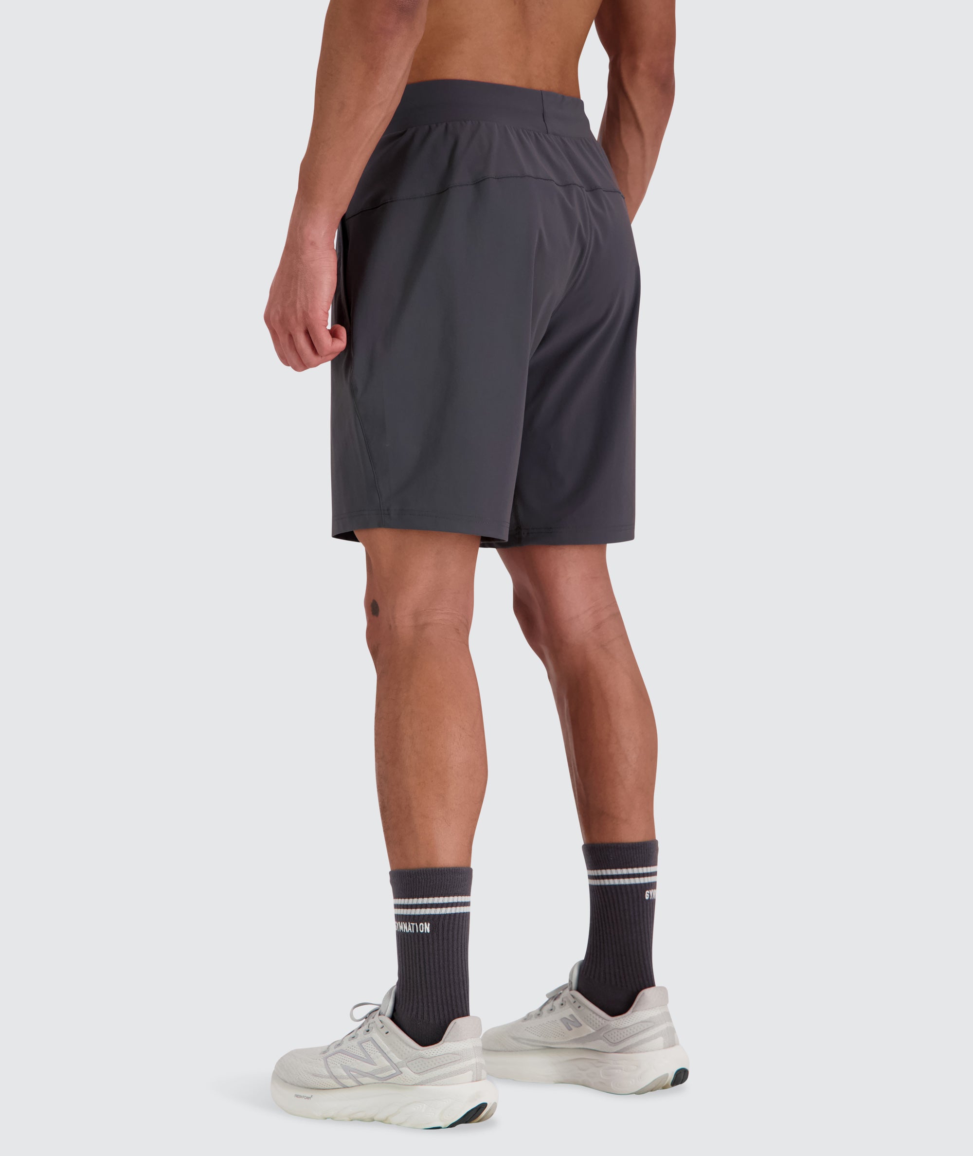 Men's Training Shorts #color_gravel-grey