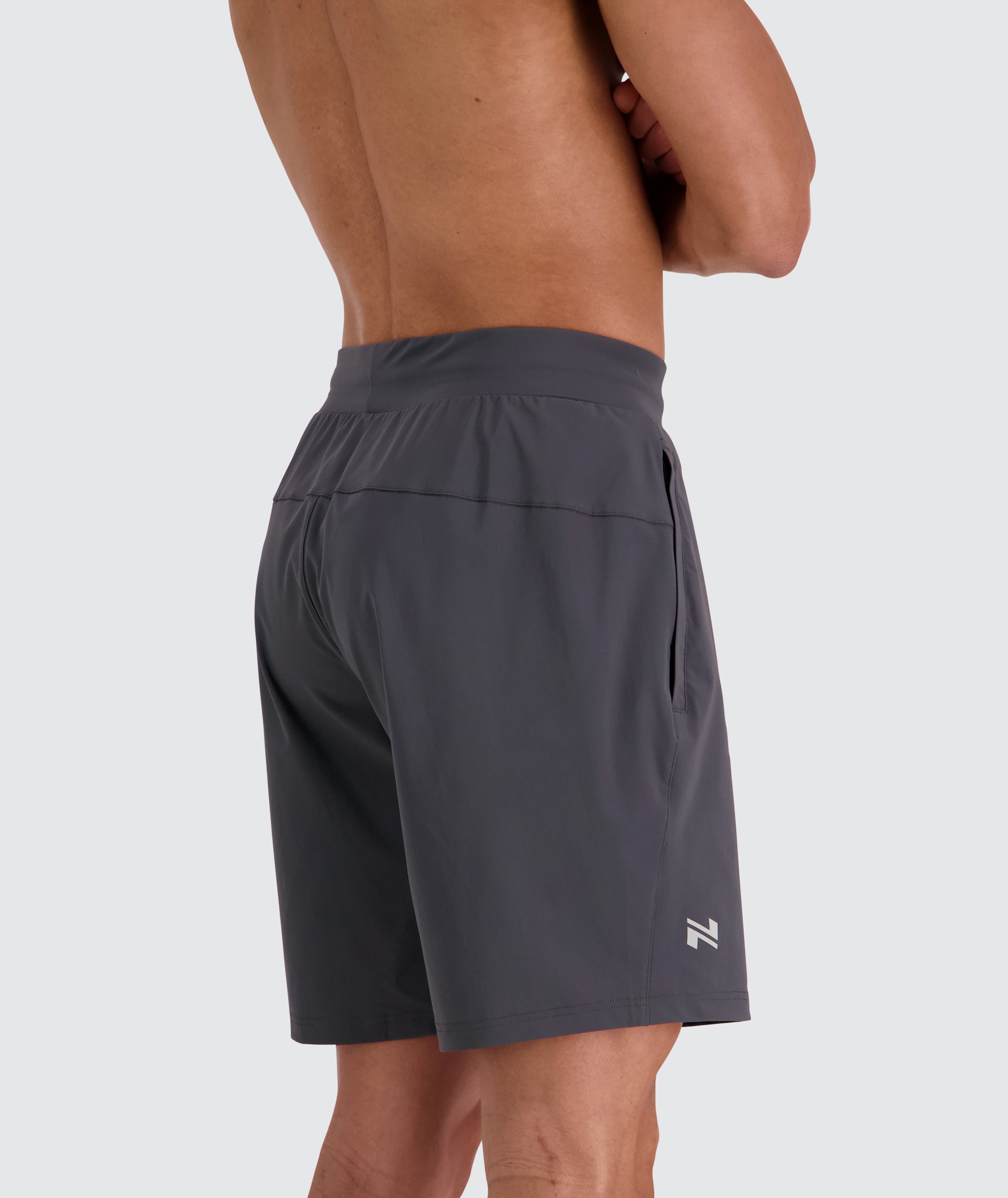 Men's Training Shorts #color_gravel-grey