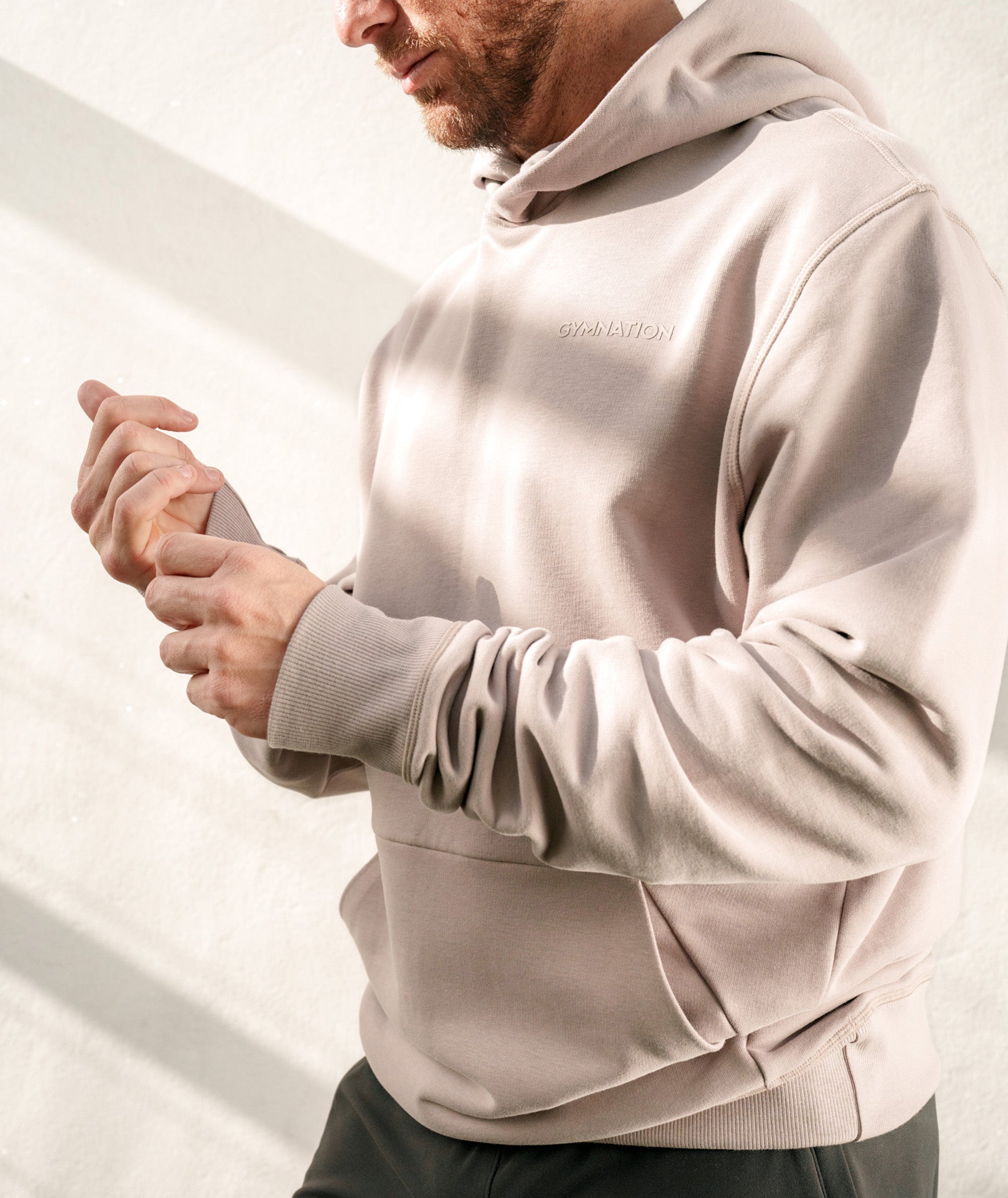 Men's Hoodie Model 184 cm / size M #color_sand