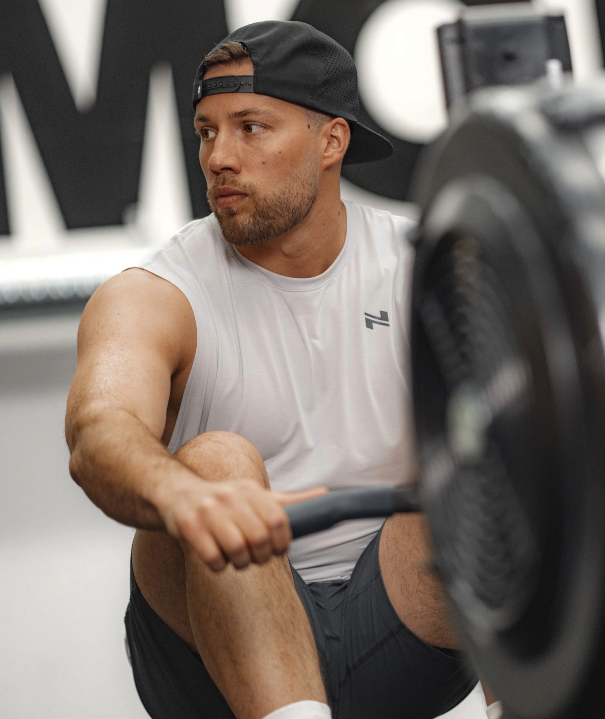 Best training muscle tank for men #color_white