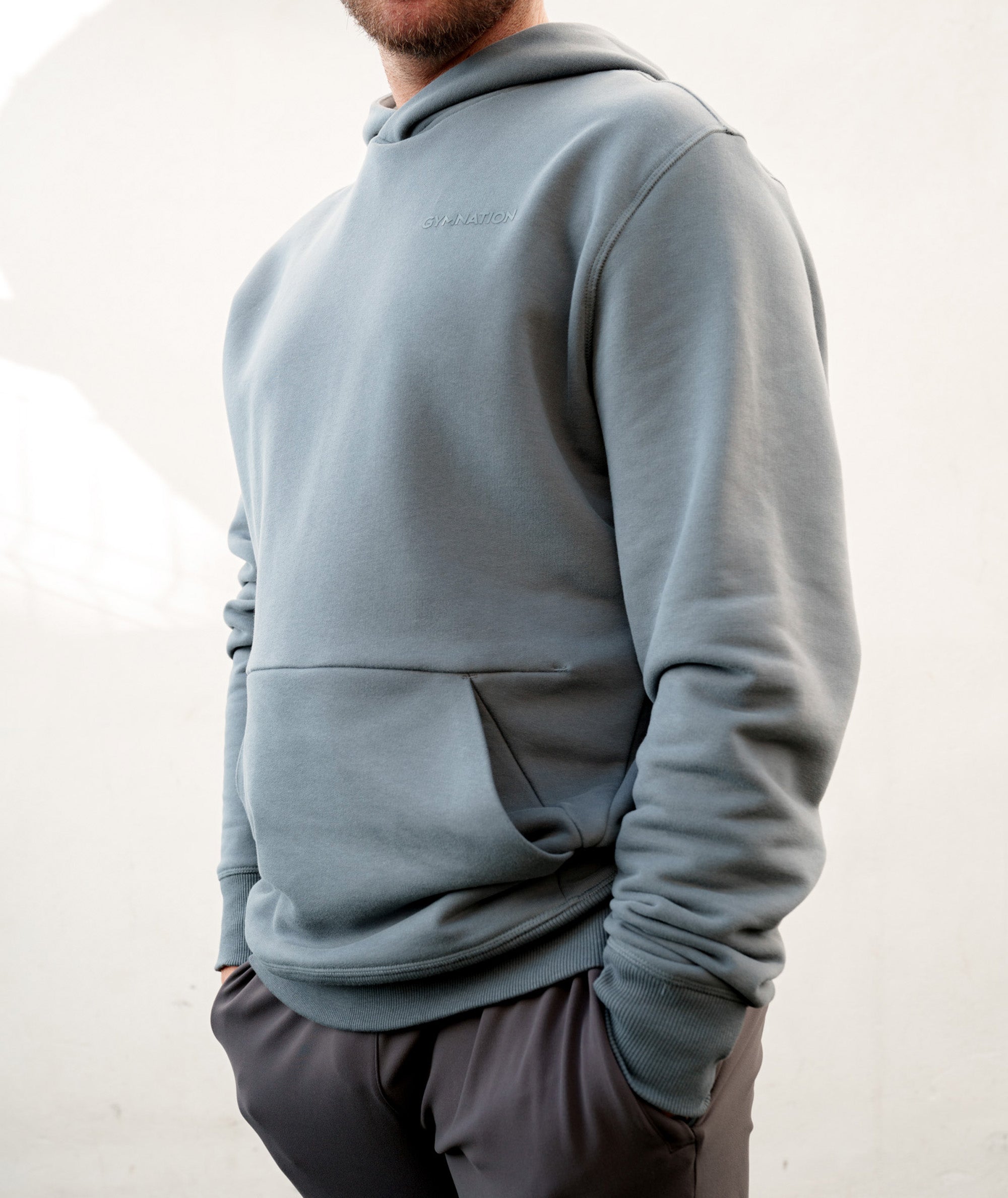 Men's Hoodie Model 184 cm / size M #color_dark-grey