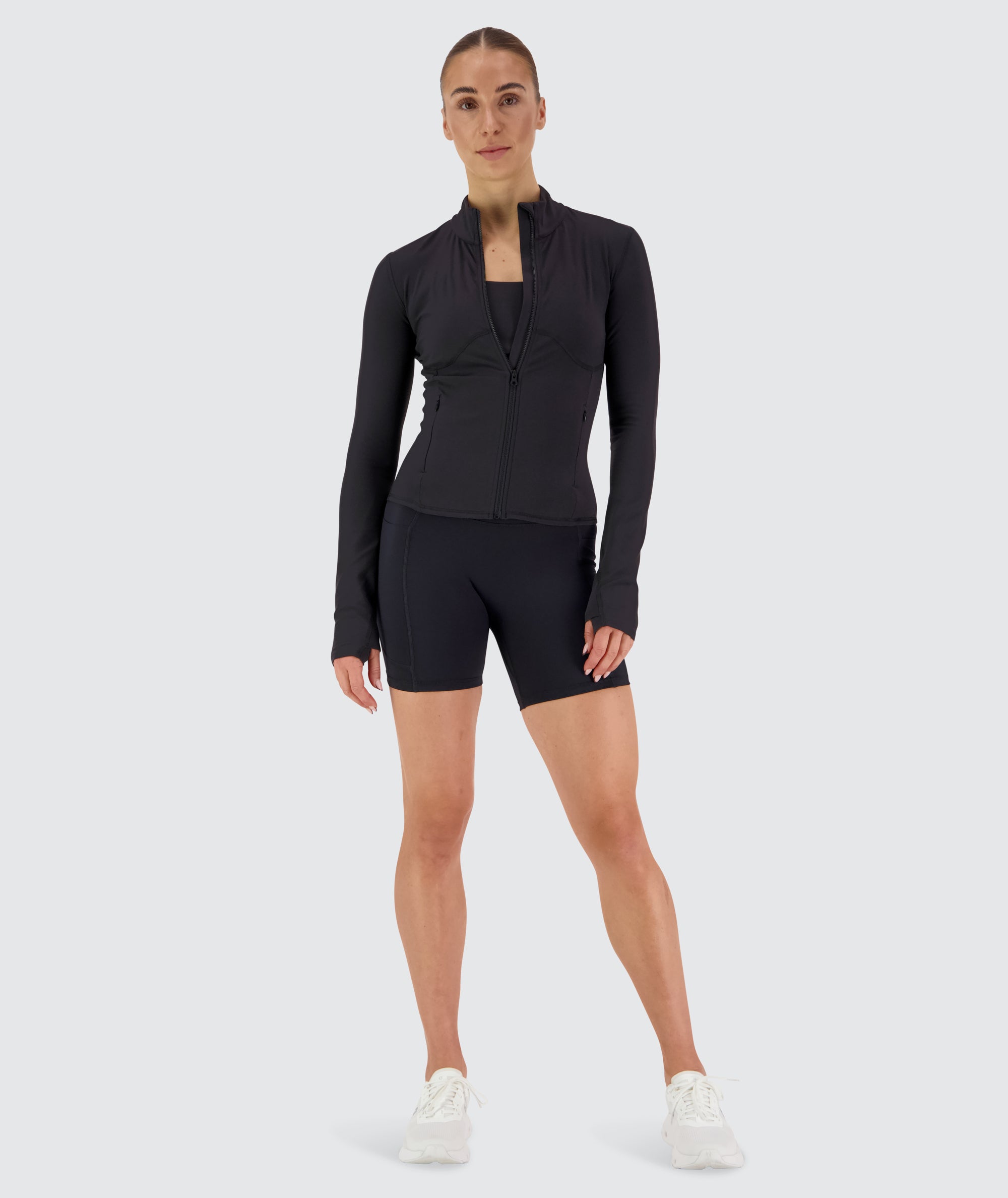 Women's SuperSoft Jacket, Model 176 cm / size S#color_black