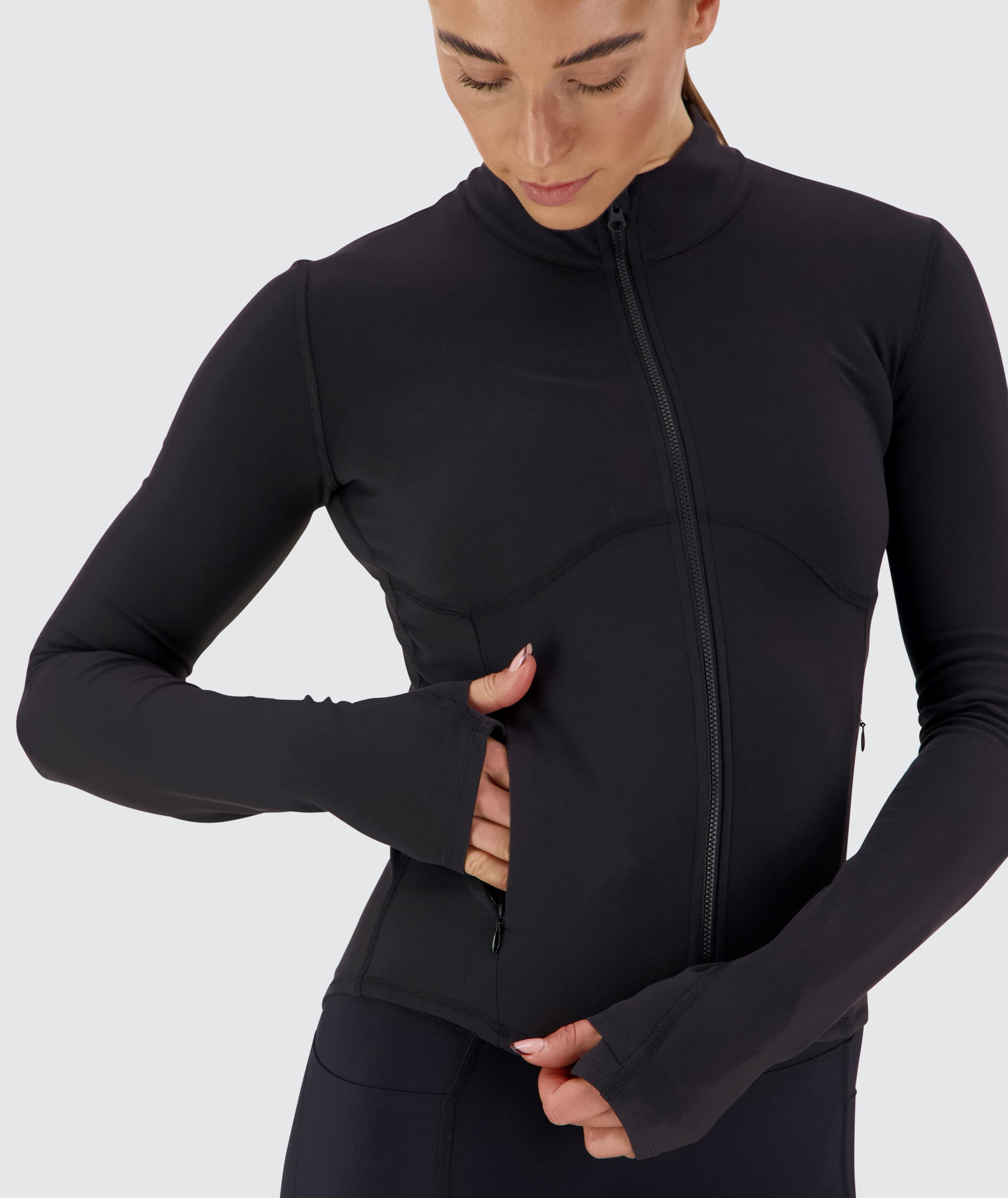 Women's SuperSoft Jacket, Model 176 cm / size S#color_black