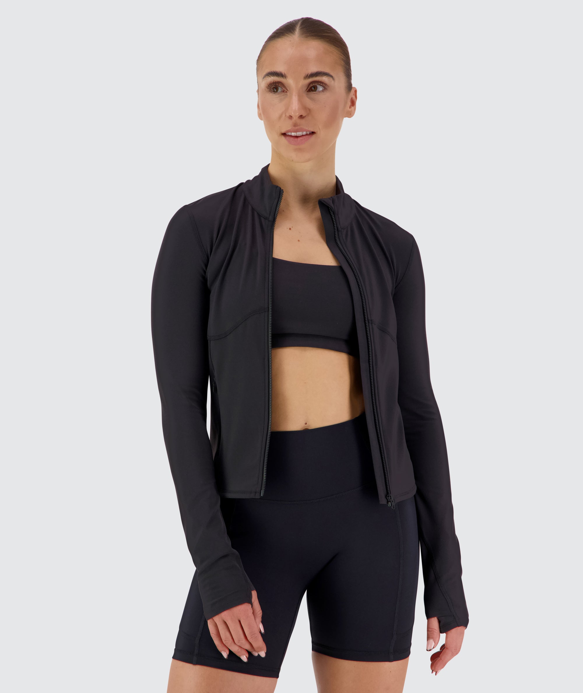 Women's SuperSoft Jacket, Model 176 cm / size S#color_black