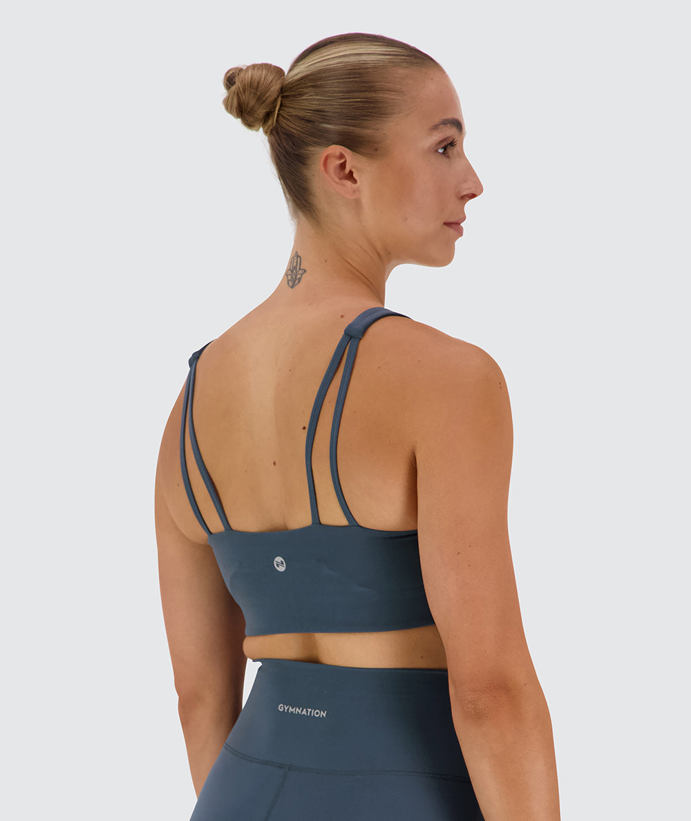 Supersoft V-neck Bra, #color_dusty-navy