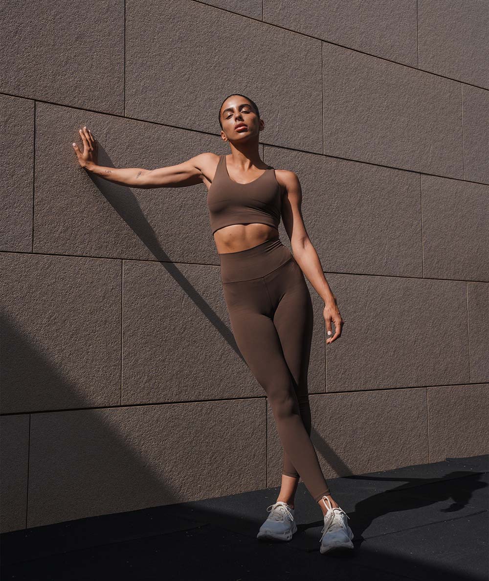 Supersoft legging for everything, Model 176 cm / size S#color_coffee-bean