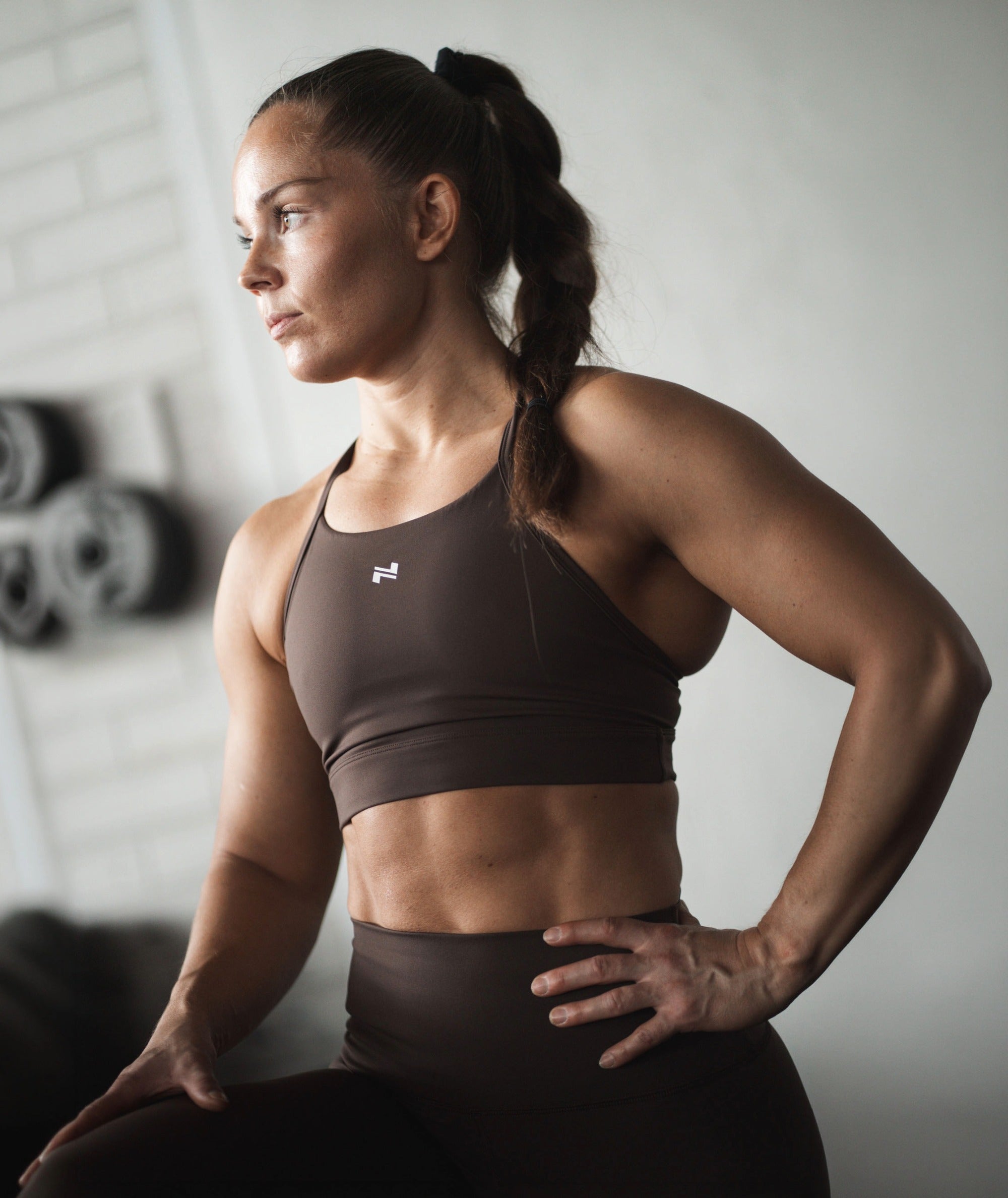 Training sports bra, #color_coffee-bean