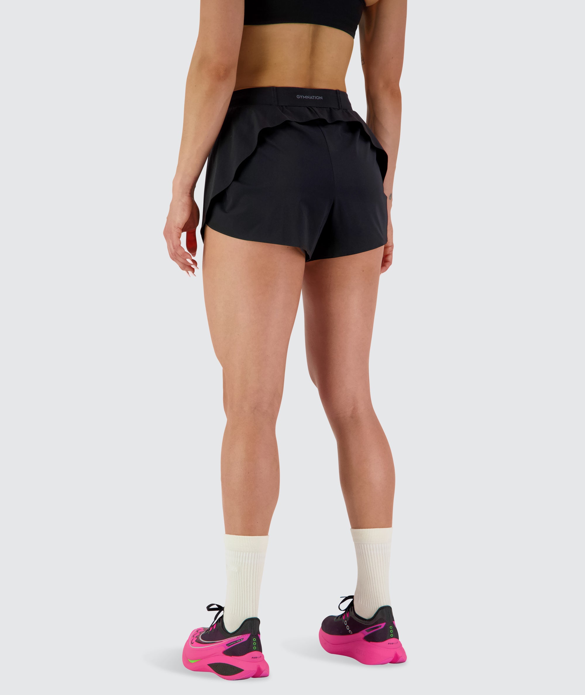 Women's Hybrid Elite Shorts #color_black