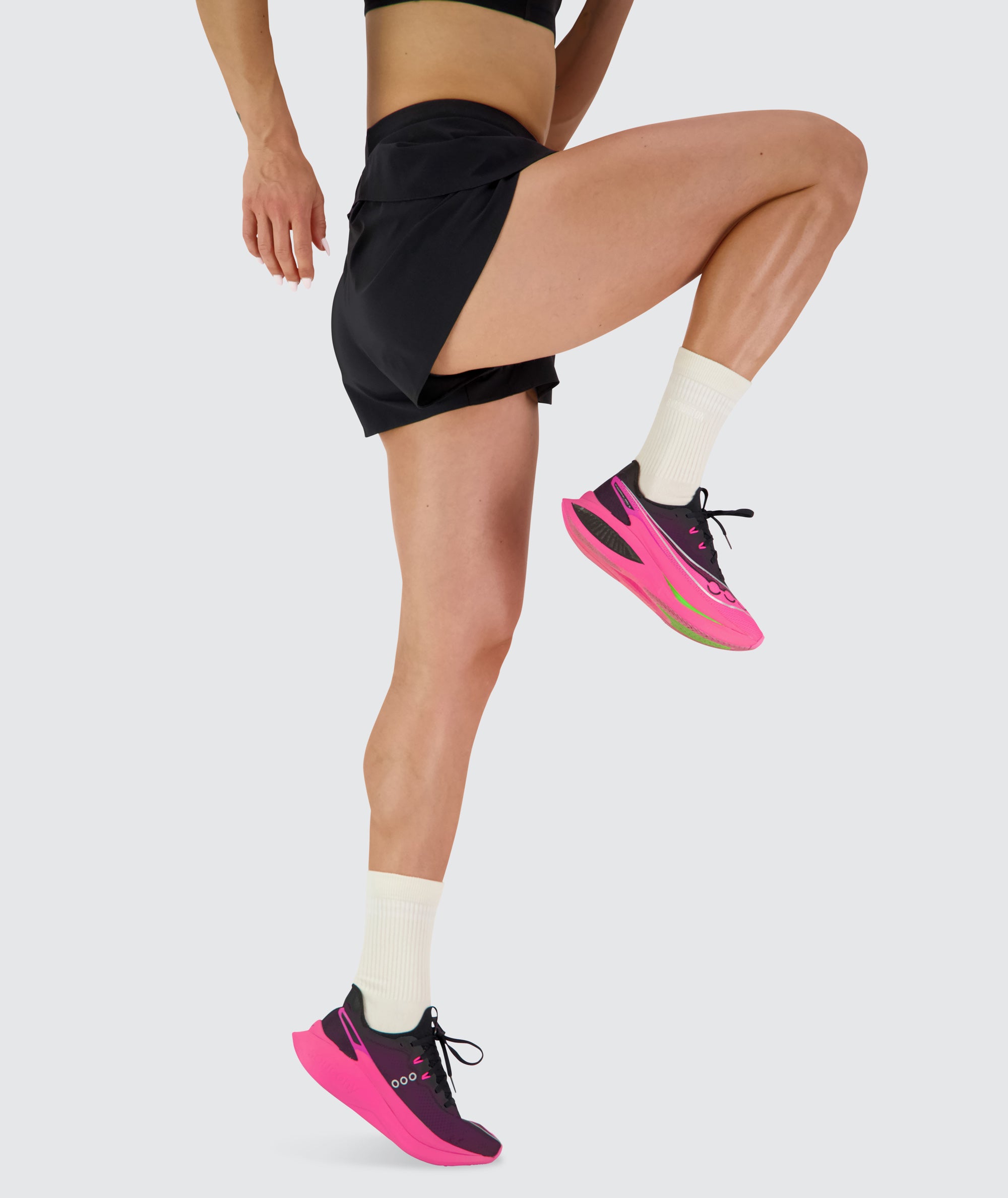 Women's Hybrid Elite Shorts #color_black