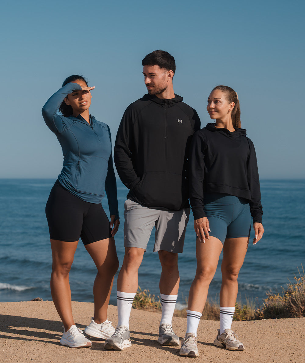 ComfyKnit Women's Crophoodie #color_black