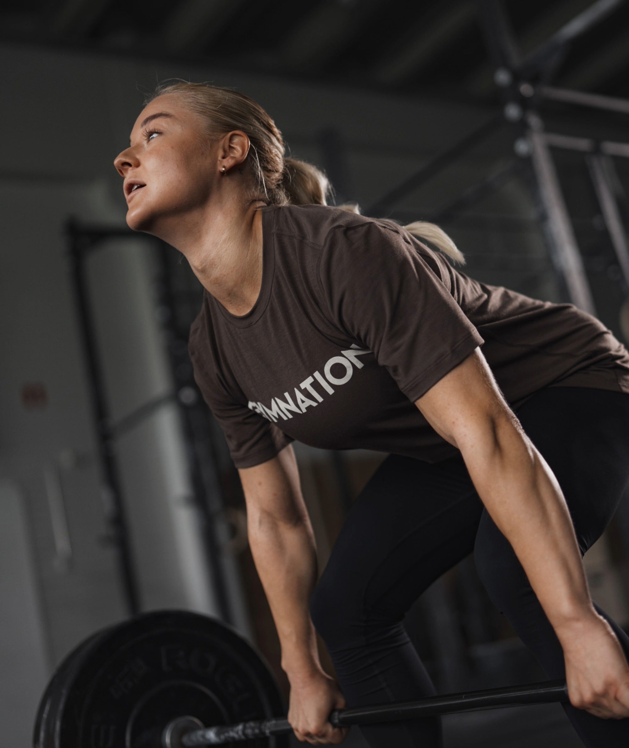 Gymnation Everyday Tee #color_coffee-bean