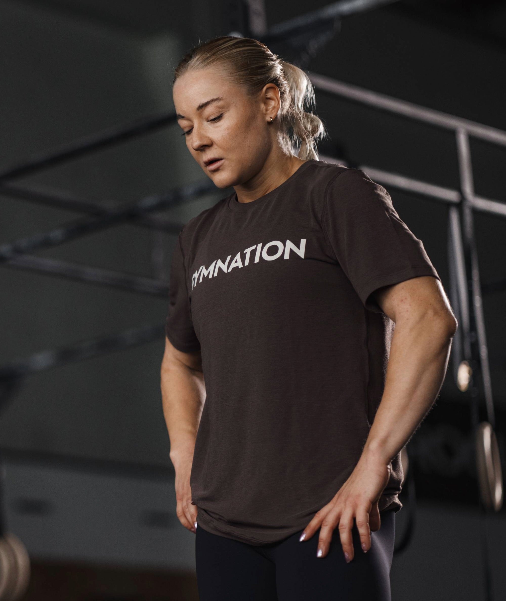 Gymnation Everyday Tee #color_coffee-bean