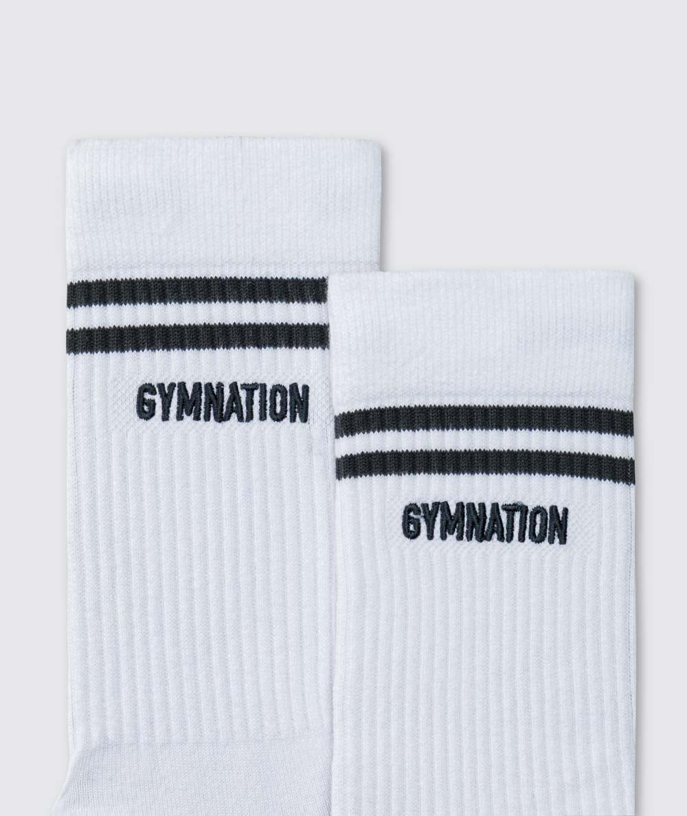 Gymnation Socks#color_white