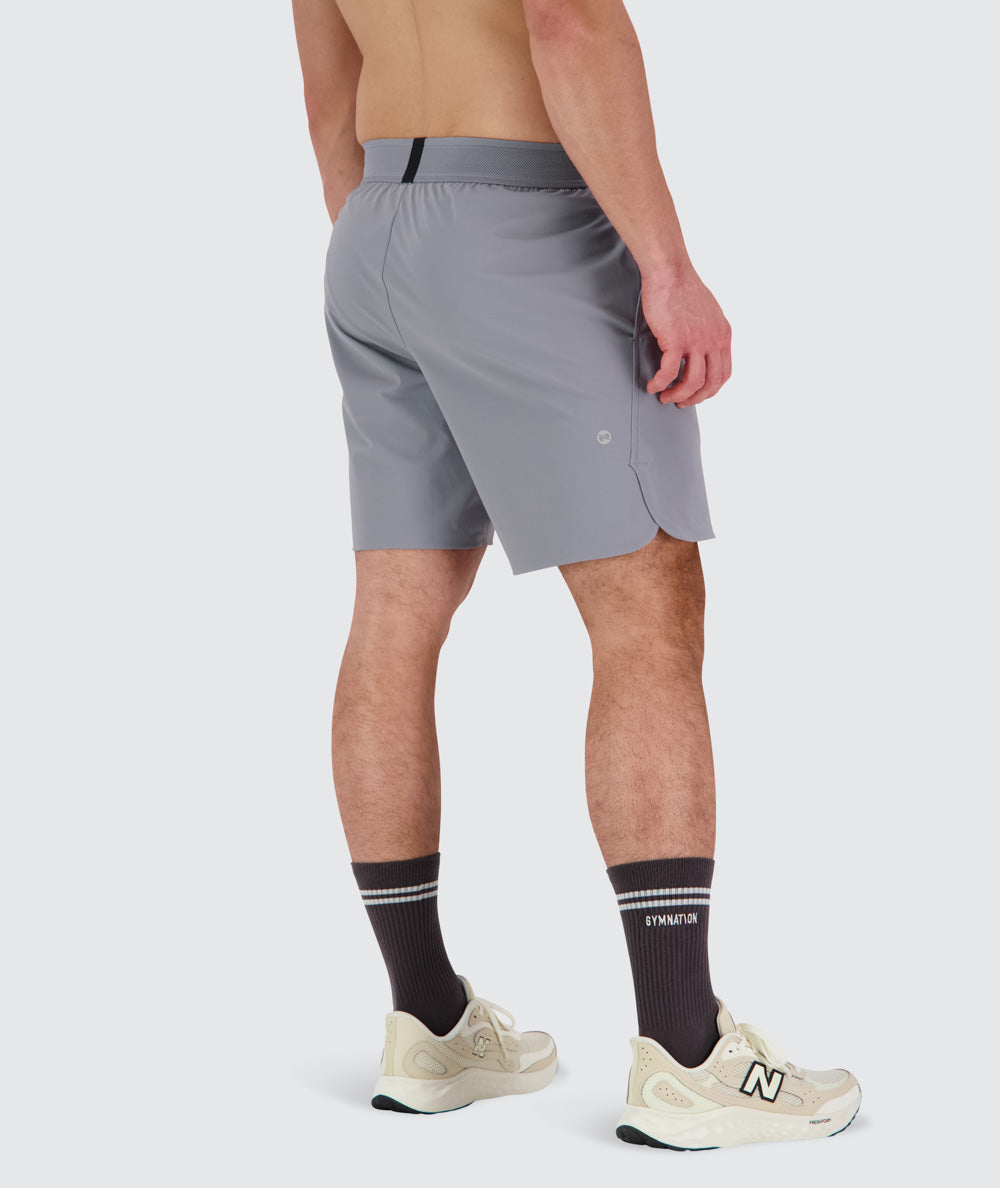 Men's performance shorts#color_light-grey