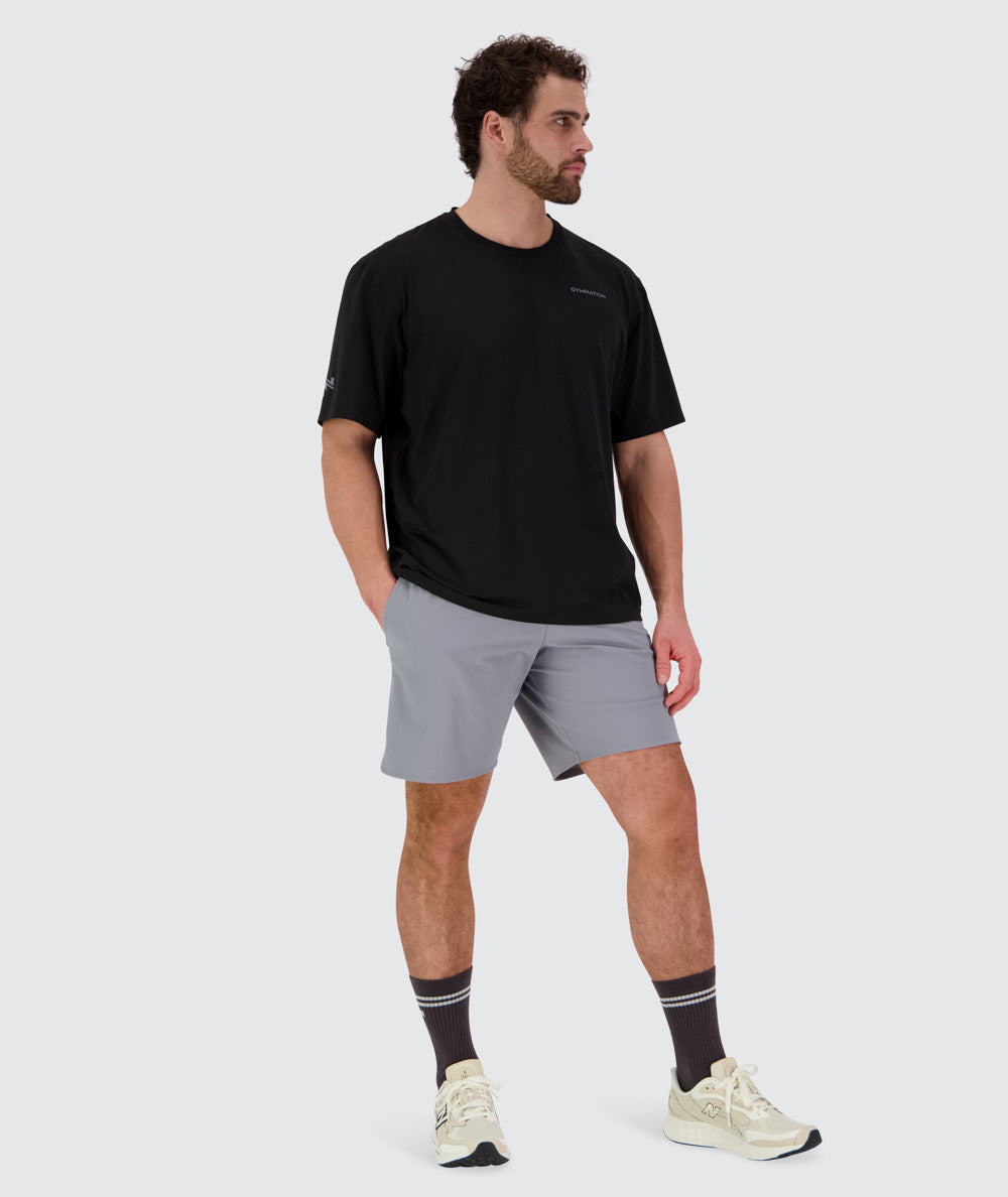 Men's performance shorts#color_light-grey