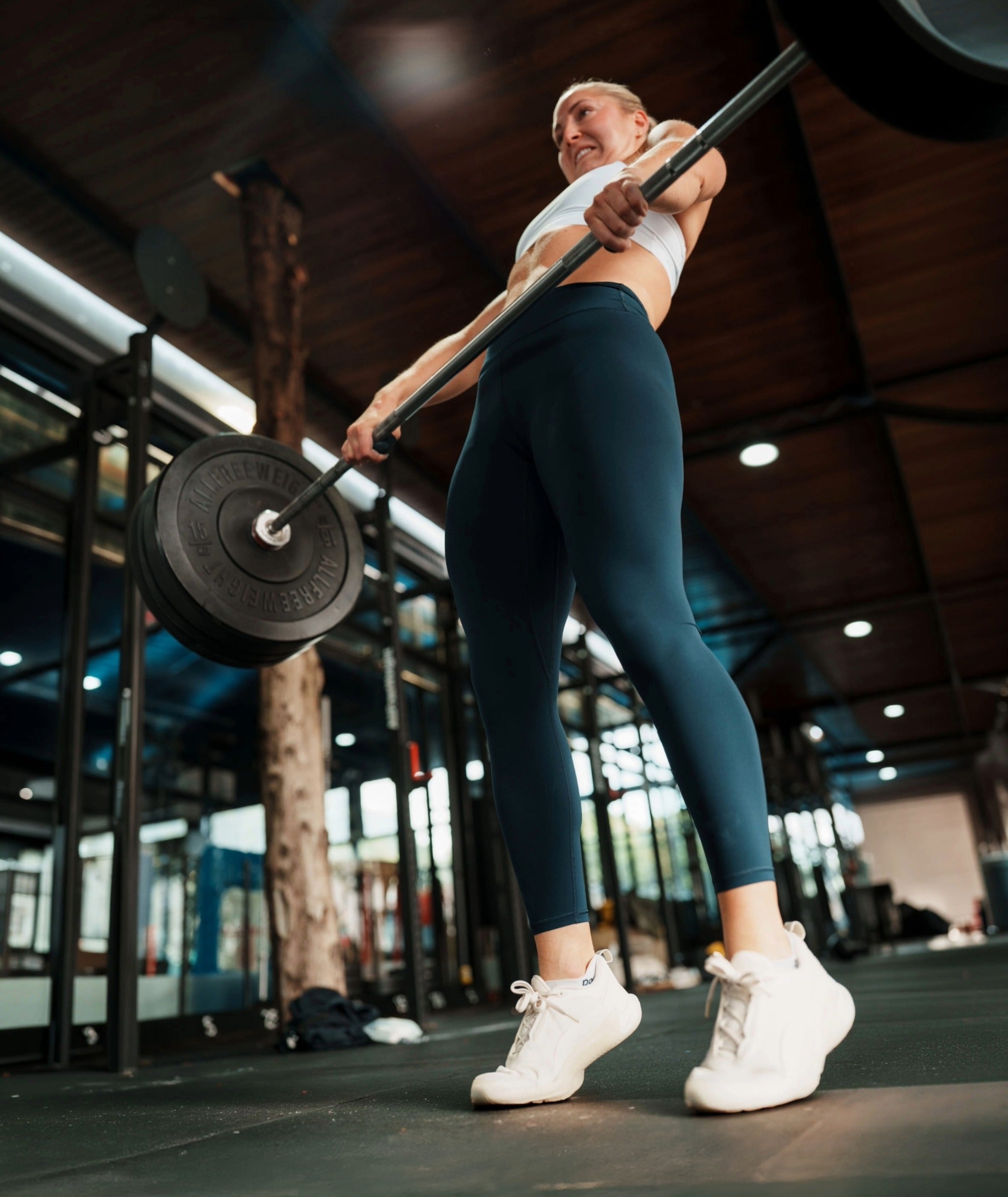 Mid-Waist Training Tights#color_dark-navy