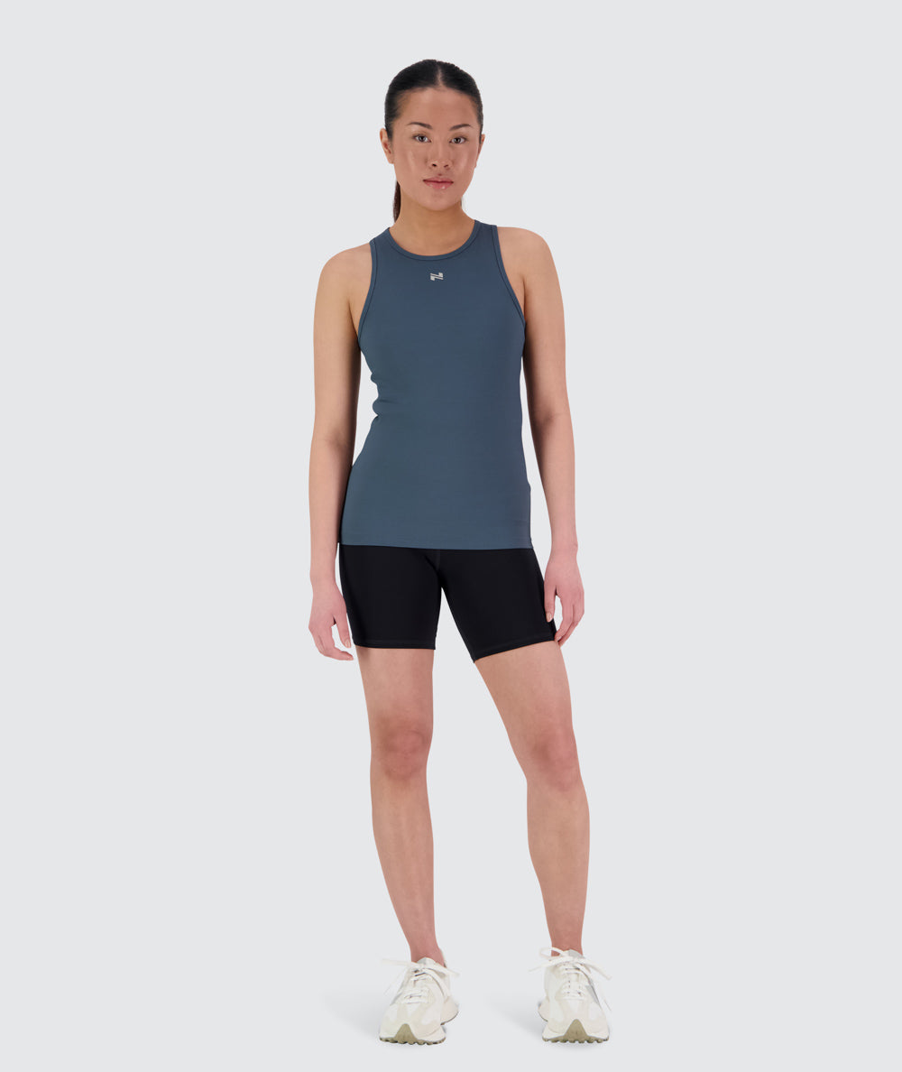 Women's ribbed tank top #color_dusty-navy