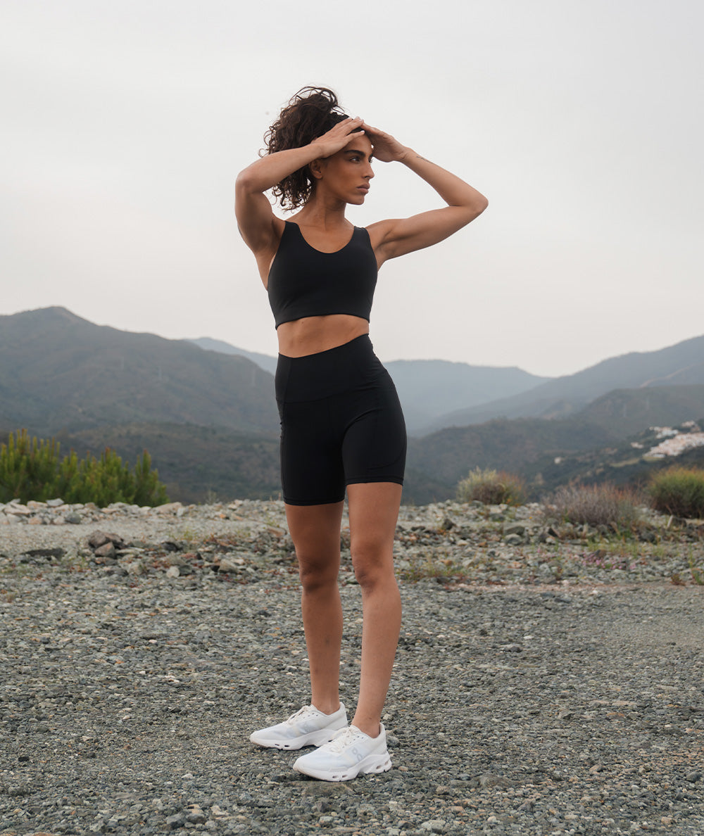 Supersoft V-neck Bra, gymnation #color_black