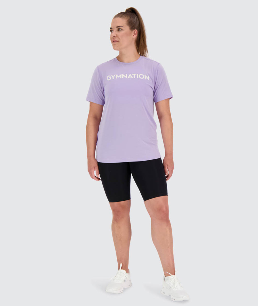 Best women's t-shirt for crossfit training#color_lavender