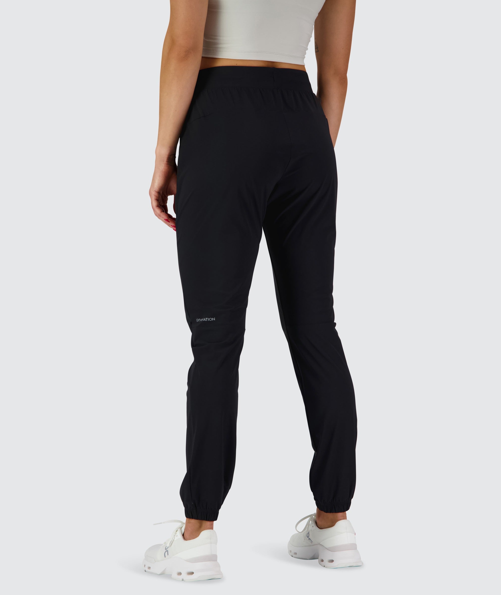 Women's Active Joggers for sports, Model 176 cm / size S#color_black