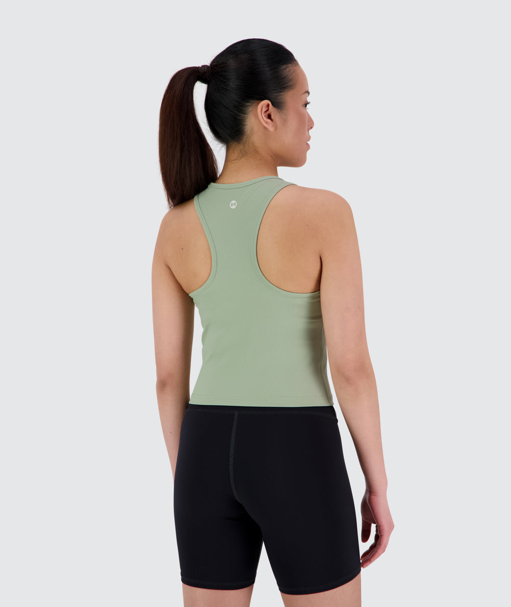 Women's Ribbed Top for CrossFit#color_pistachio