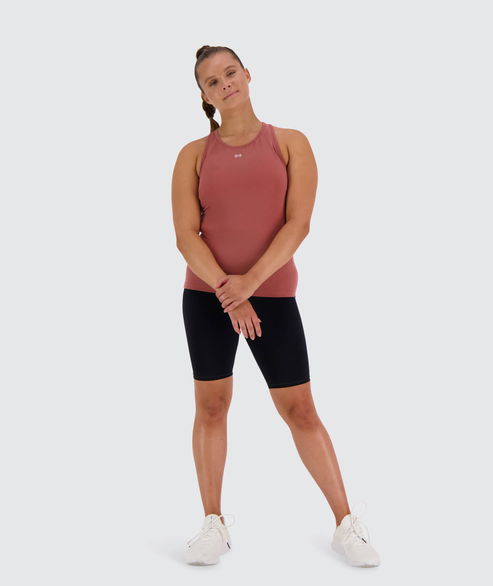 Naisten Treeni Tank Toppi #color_brick